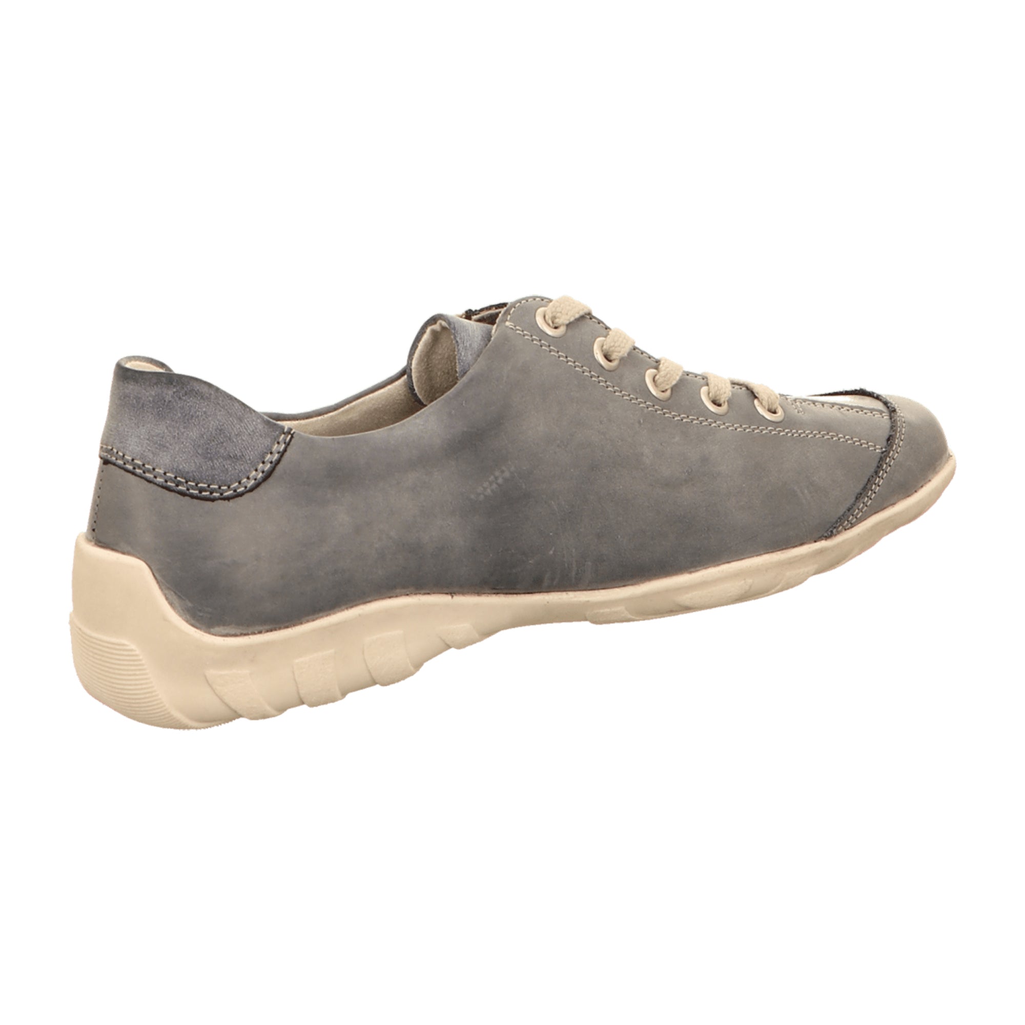 Remonte Women's Blue Comfort Lace-Up Shoes with Extra Wide Fit and Soft Insole