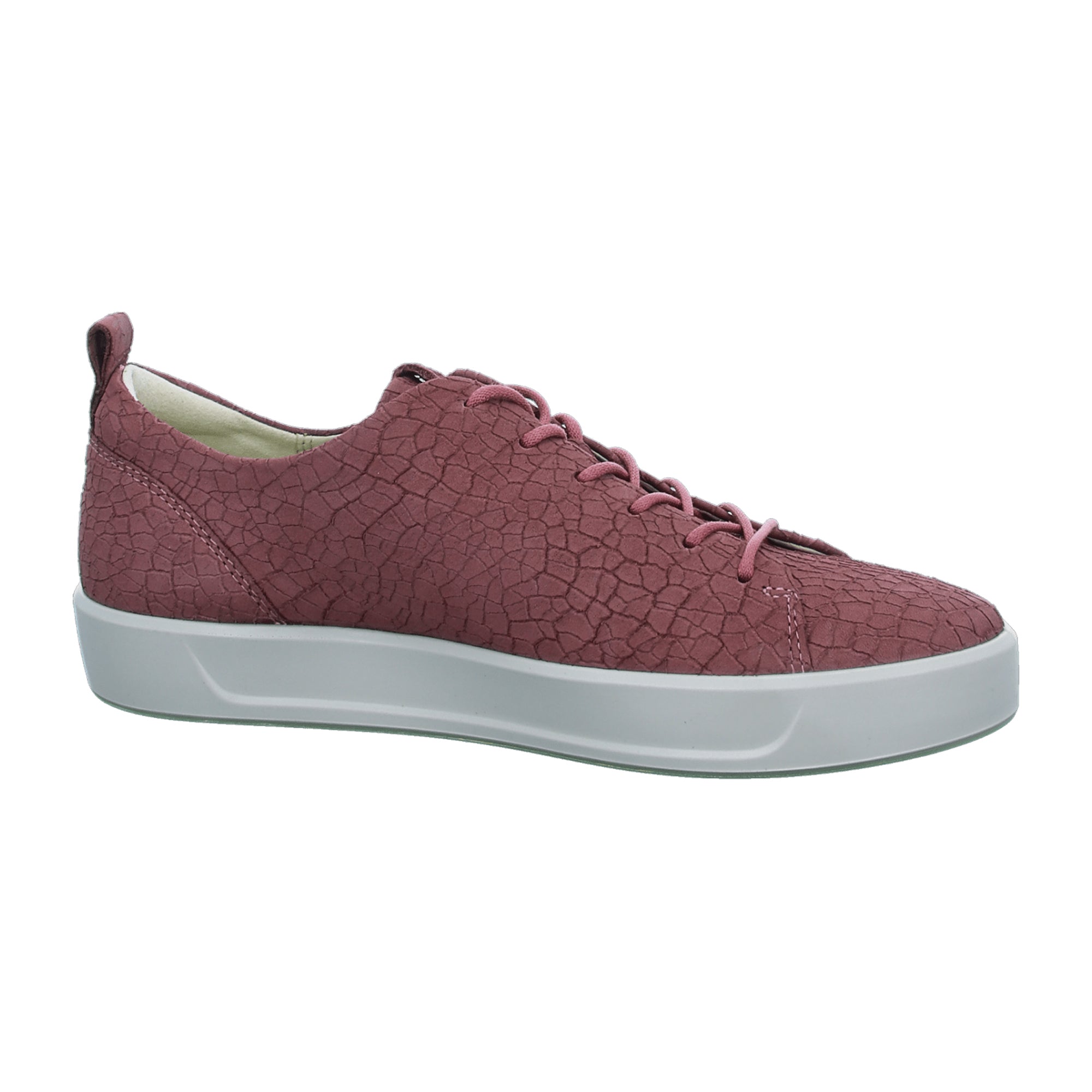 Ecco Soft 8 Women's Sneakers in Pink Technic-Nubuck Leather