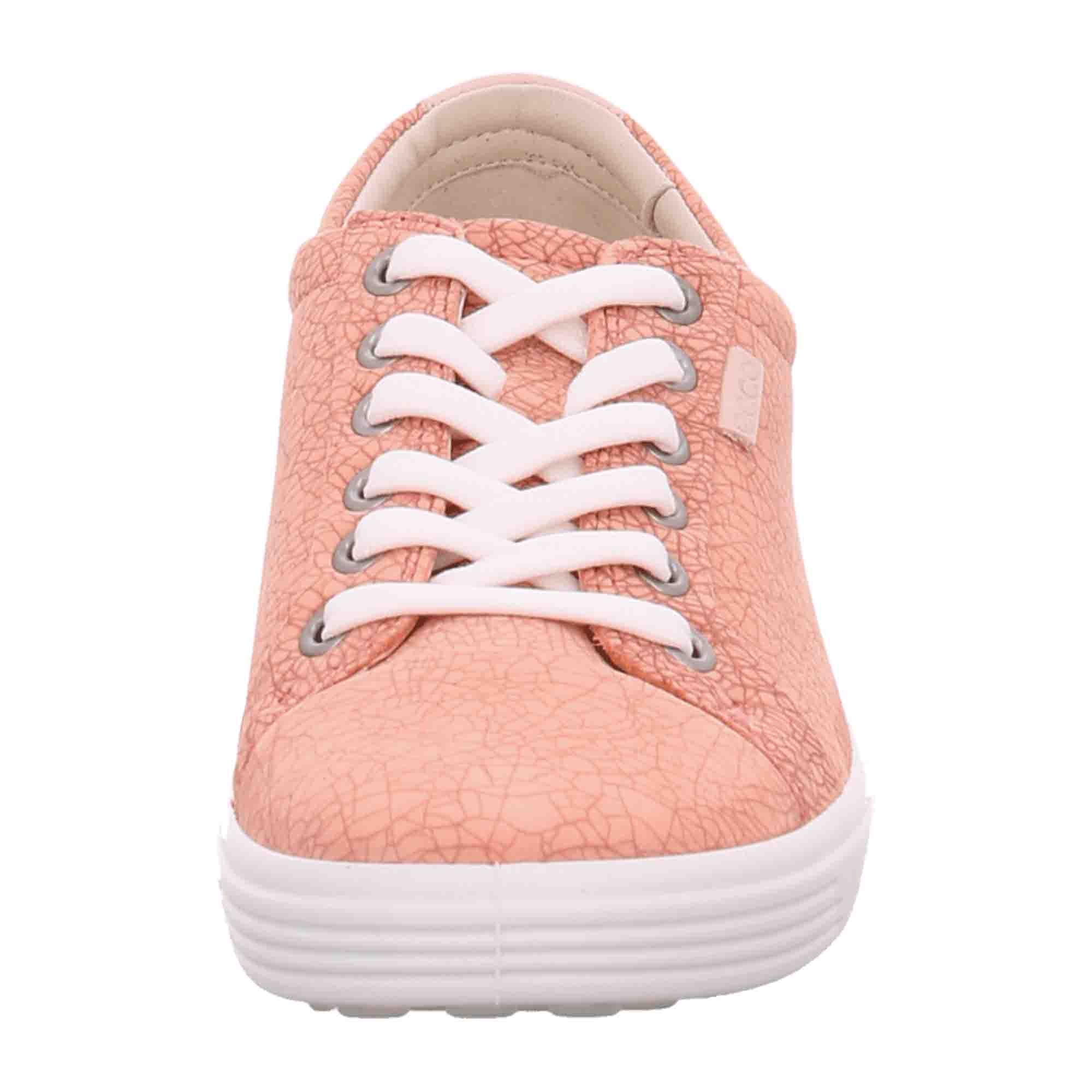 Ecco Soft W Women's Sneakers in Rosa Durable Stylish Casual Shoe