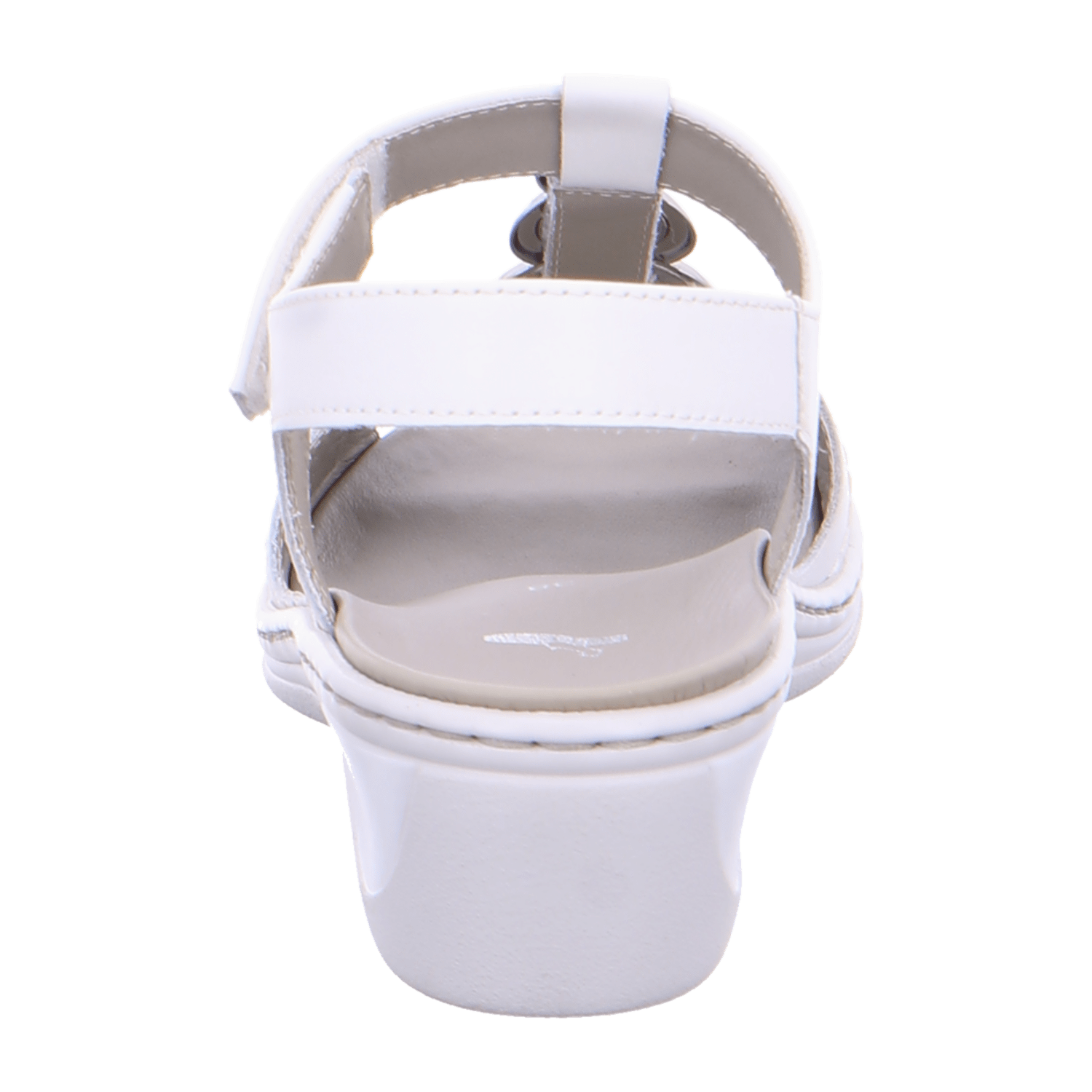 ARA COLMAR Women's T-Bar Sandals in Blue Nubuck Leather with Hook-and-Loop Closure