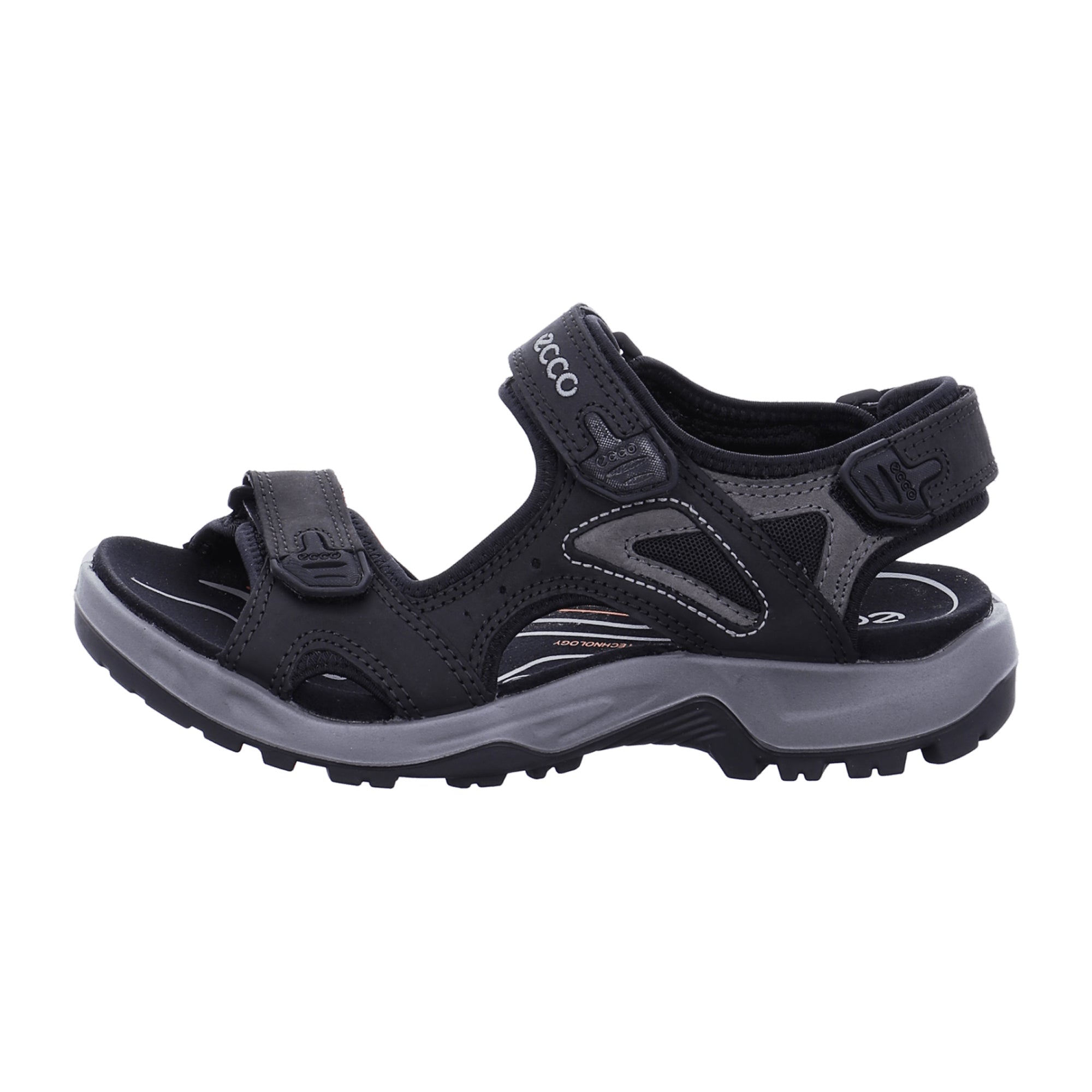 Ecco Offroad Men's Sandals - Durable All-Terrain Outdoor Footwear in Black