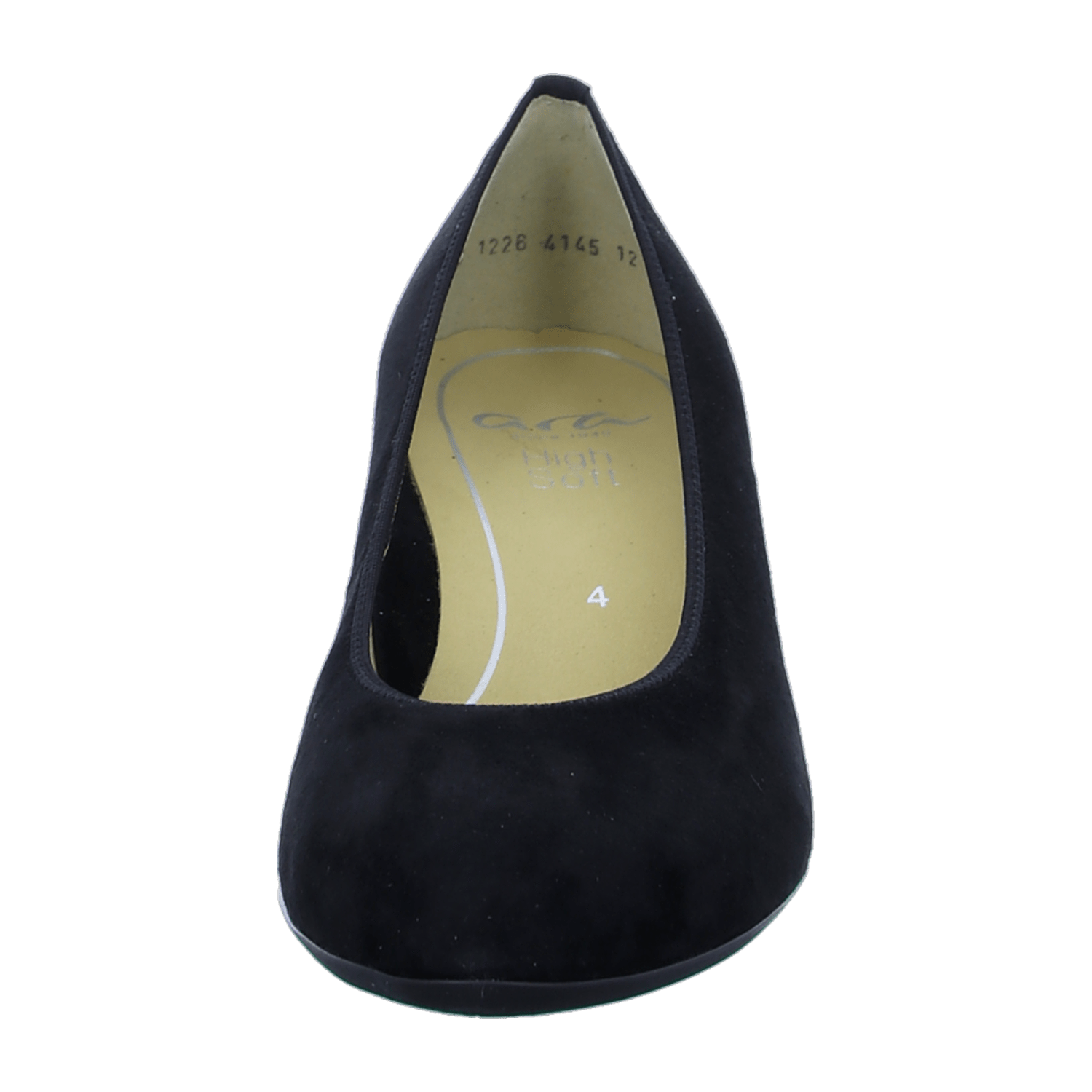 ARA KNOKKE KNOK Women's Suede Slipper Pumps with Round Toe in Black - Bartel-Shop