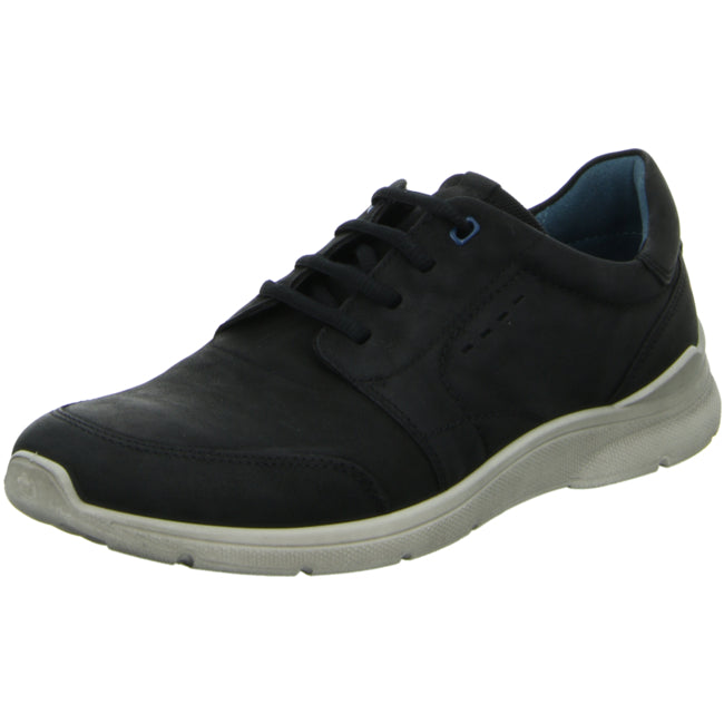Ecco sporty lace-up shoes for men black - Bartel-Shop