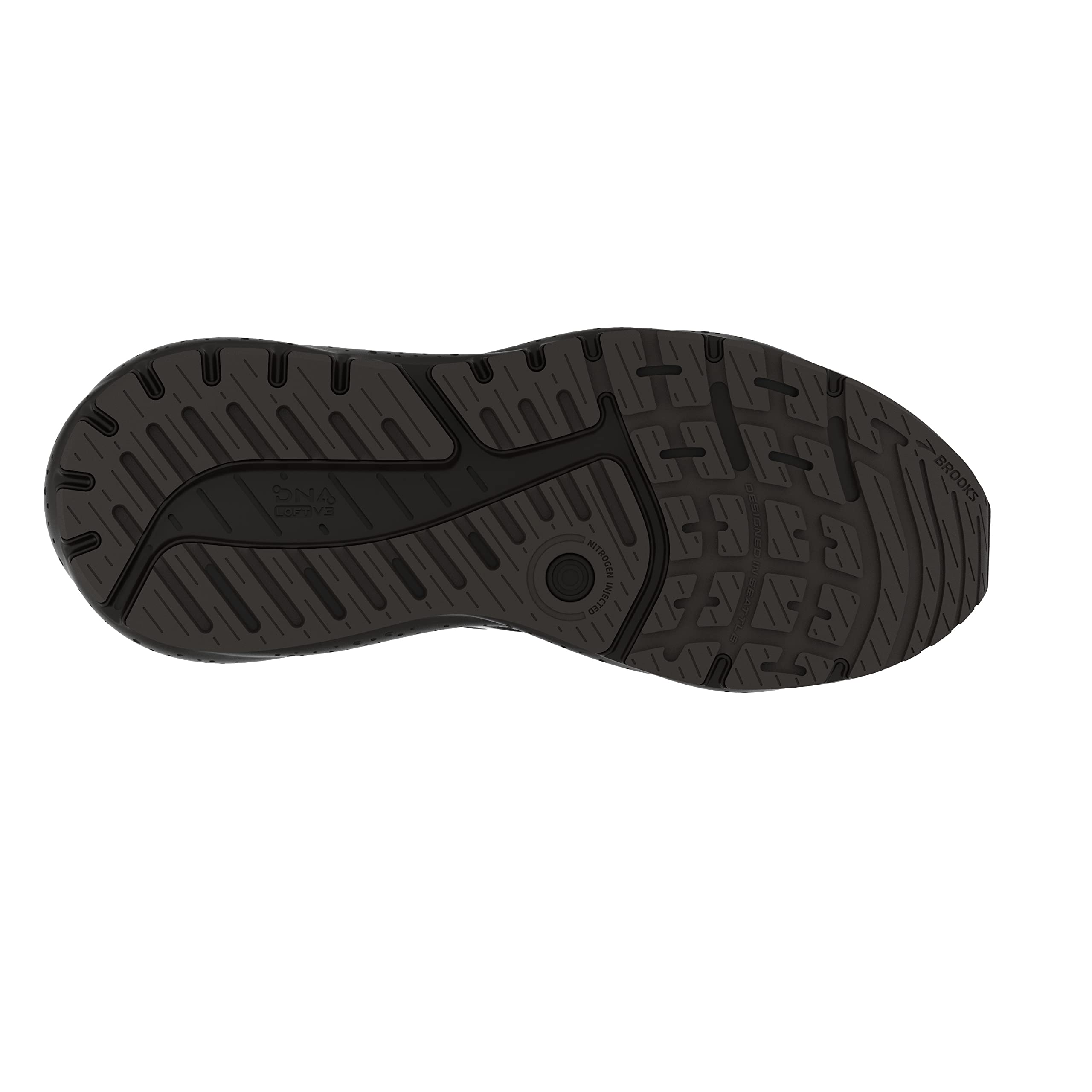 Brooks Beast GTS 23 Men Road Running Shoes Black Gunmetal Synthetic Lightweight