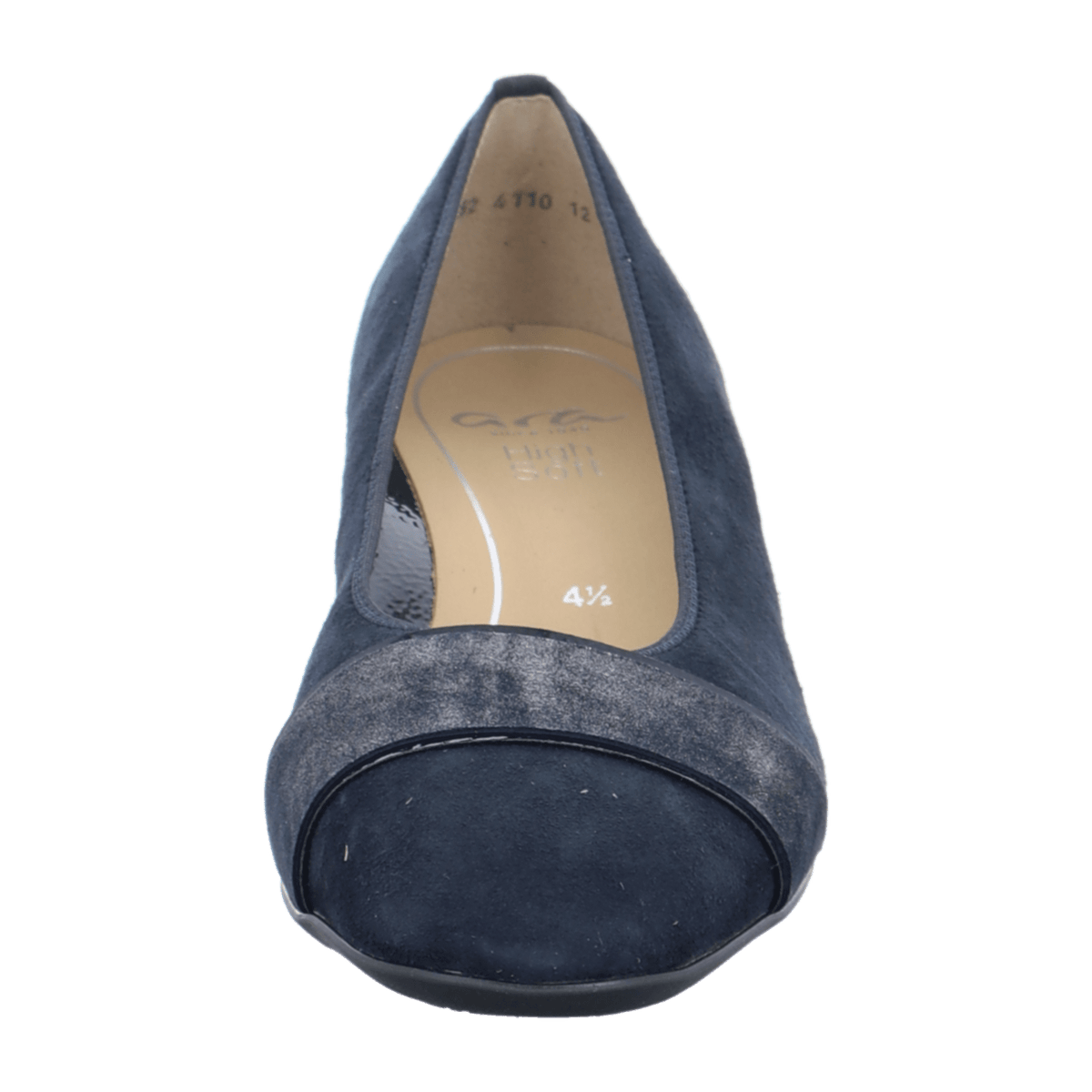 ARA GRAZ GRAZ-H Women's Pumps in Blue Suede with Square Toe and Slip-On Design - Bartel-Shop