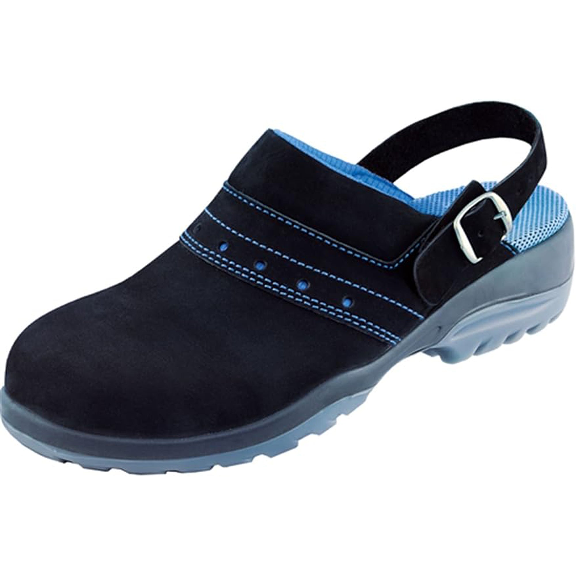ATLAS ESD Clogs GX 390 black SB SRC Nubuck leather Safety work boots womens