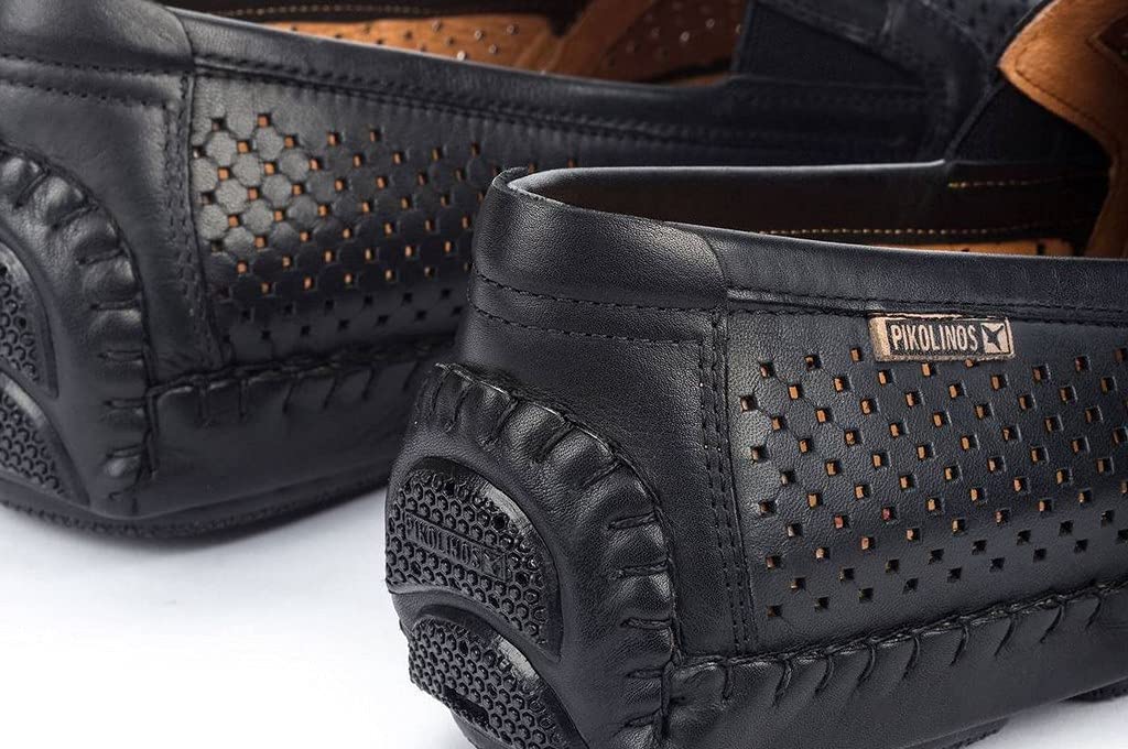 Pikolinos Jerez Men Loafers Black Leather Slip-On Size