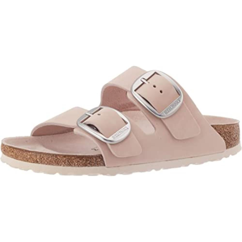 Birkenstock Arizona Big Buckle Mules brown Nubuck leather - Bartel-Shop