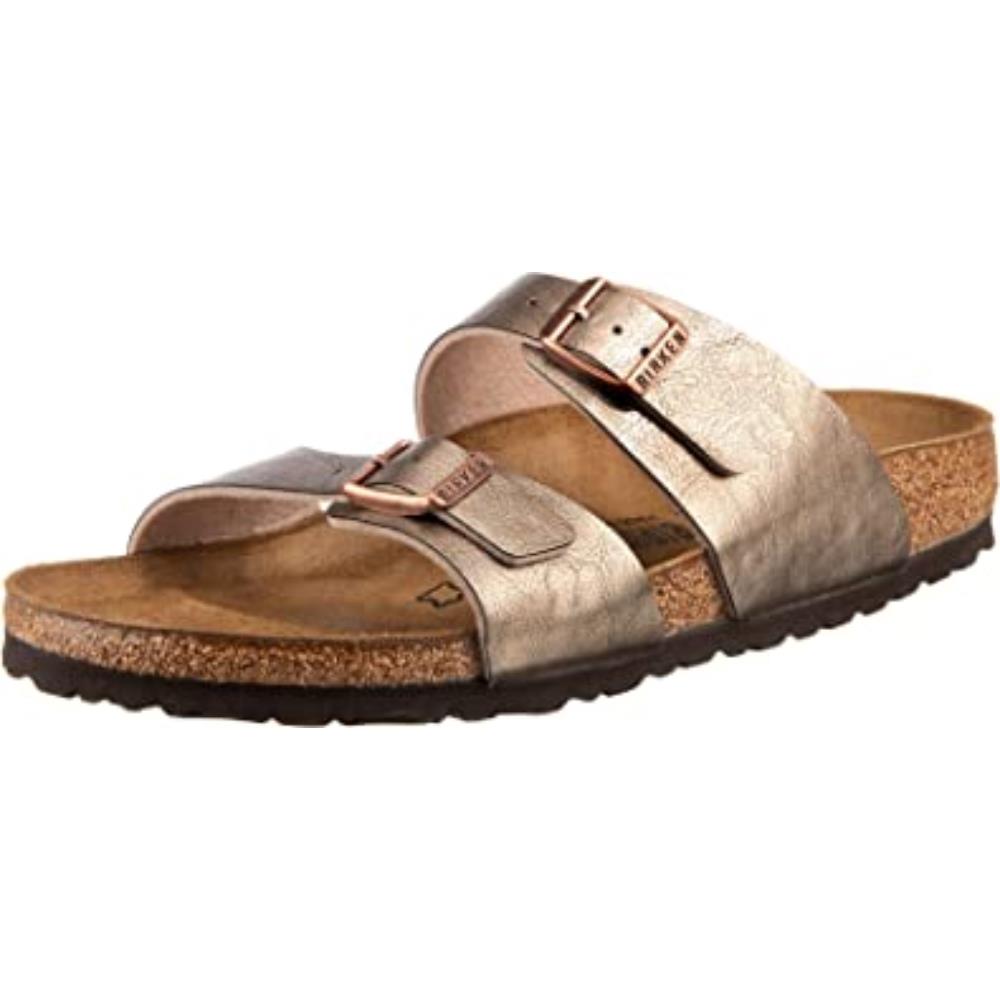 Birkenstock Sydney mules brown Birko-Flor - Bartel-Shop