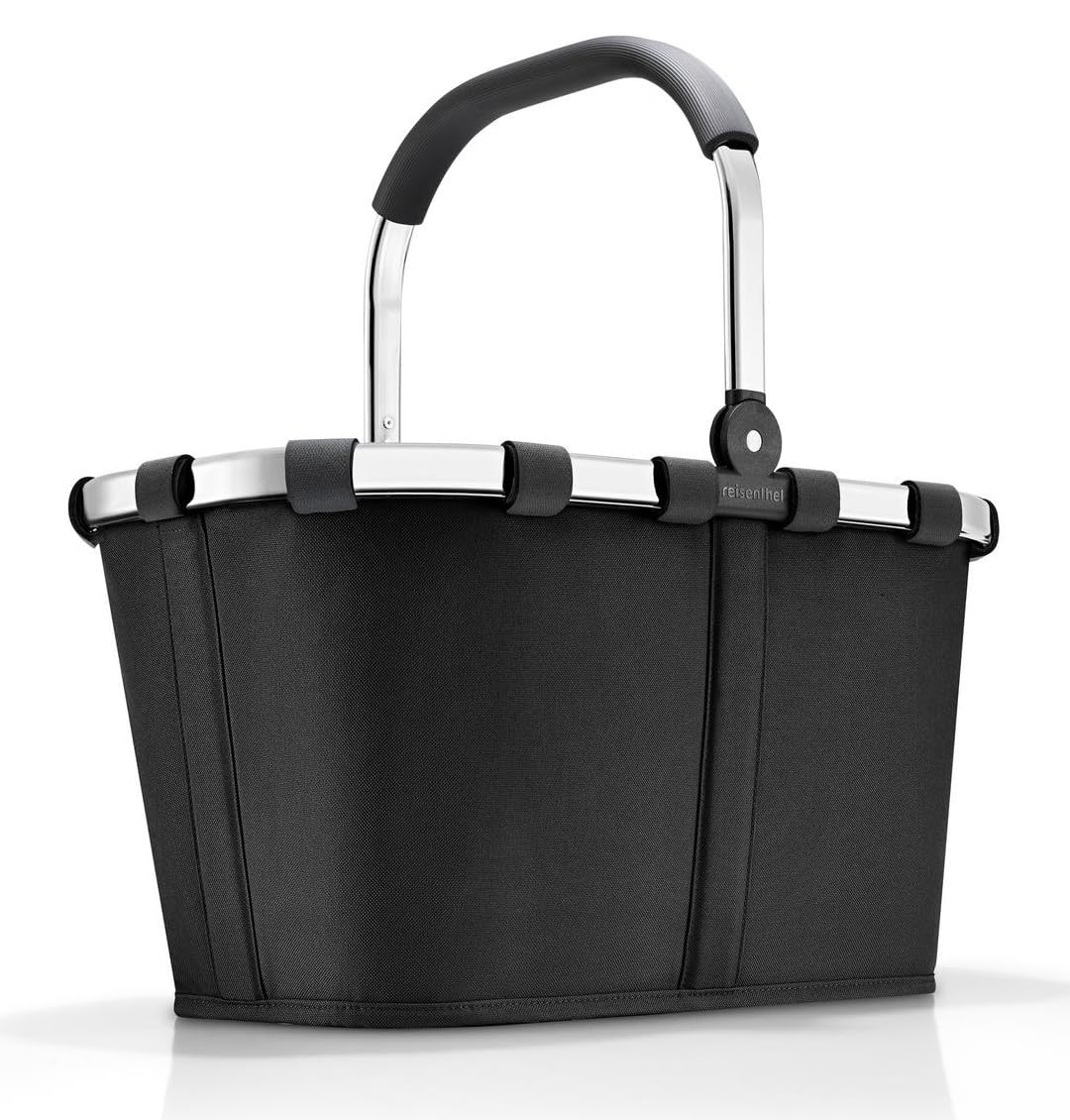 reisenthel Carrybag Frame Platinum/Black - Lightweight Spacious Travel Duffel