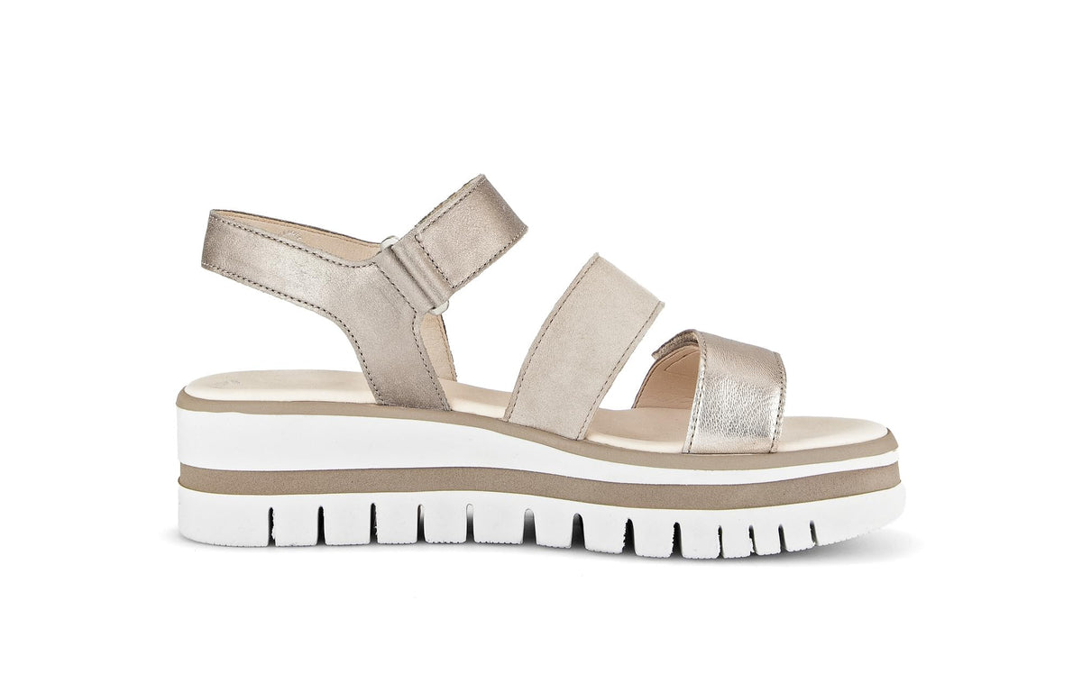 Gabor Women Sandals Leather Mutaro Kombi 62 Size 7.5 UK