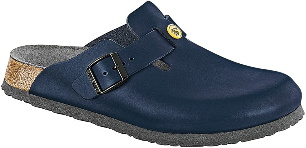 Birkenstock Boston Clogs Regular blue Natural leather - Bartel-Shop