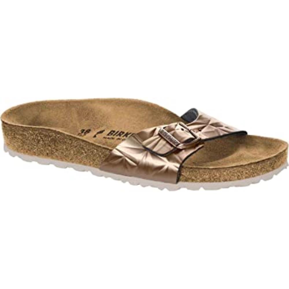Birkenstock Madrid platinum Regular silver Natural leather - Bartel-Shop