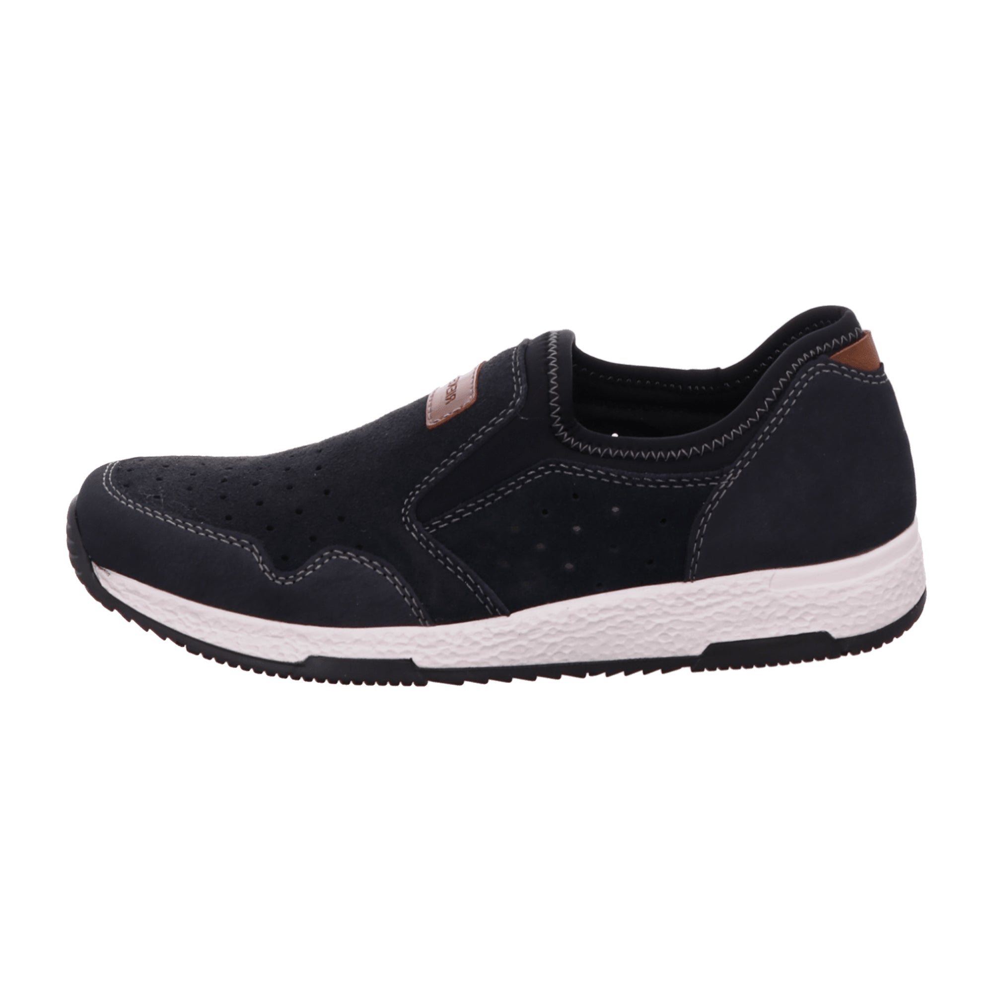 Rieker Comfortable Men's Blue Slip-On Shoes