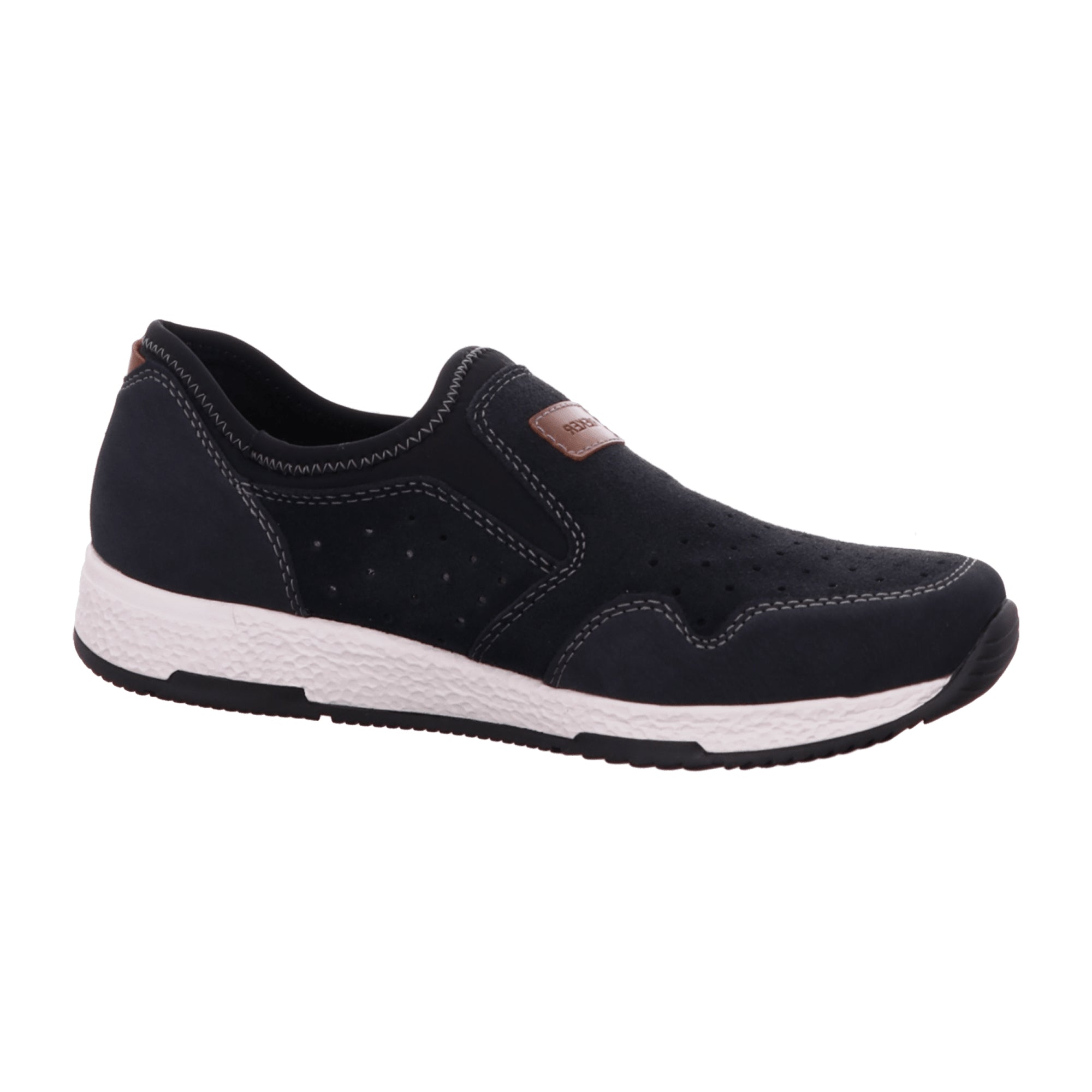 Rieker Comfortable Men's Blue Slip-On Shoes