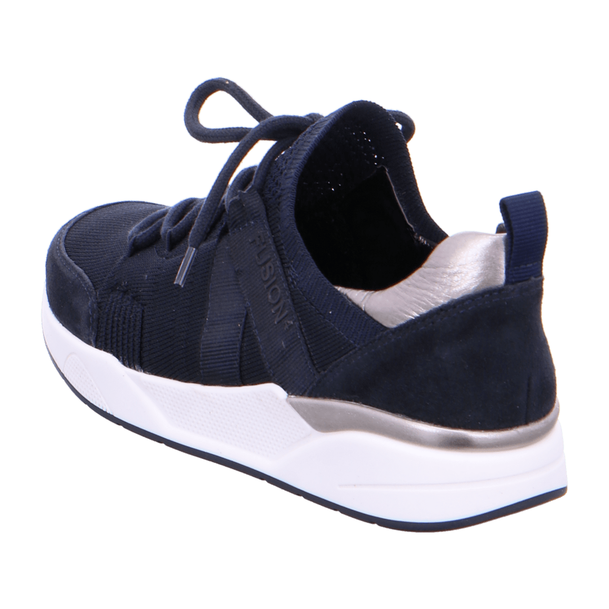 ARA L.A Women's Sneakers in Blue Mesh with Lacing and Smooth Toe Cap - Bartel-Shop