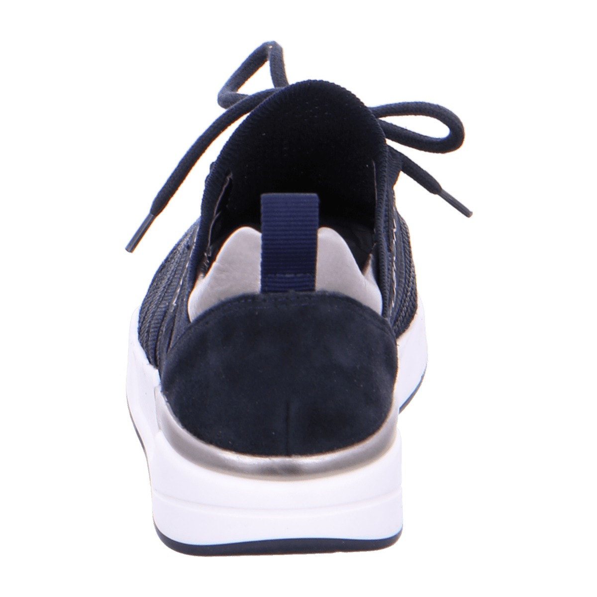ARA L.A Women's Sneakers in Blue Mesh with Lacing and Smooth Toe Cap - Bartel-Shop
