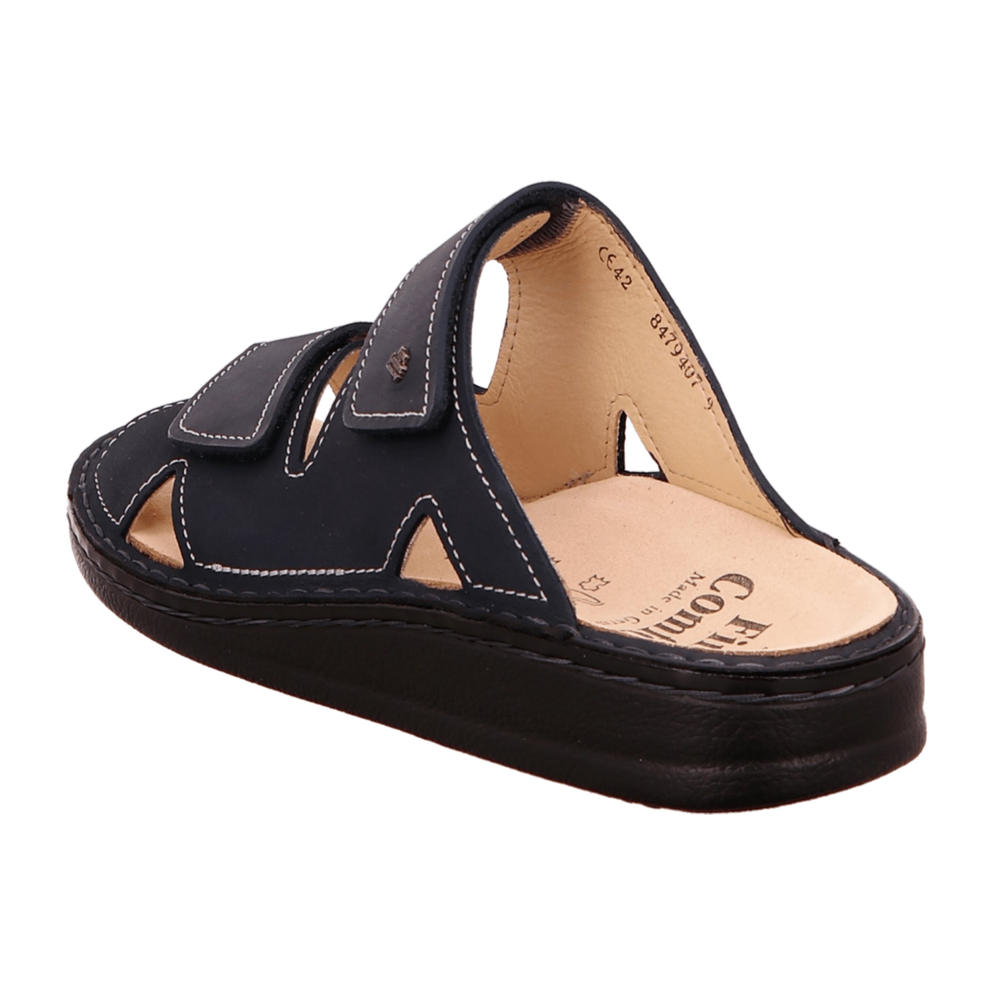 Finn Comfort Danzig Soft Men's Comfortable Sandals in Grey