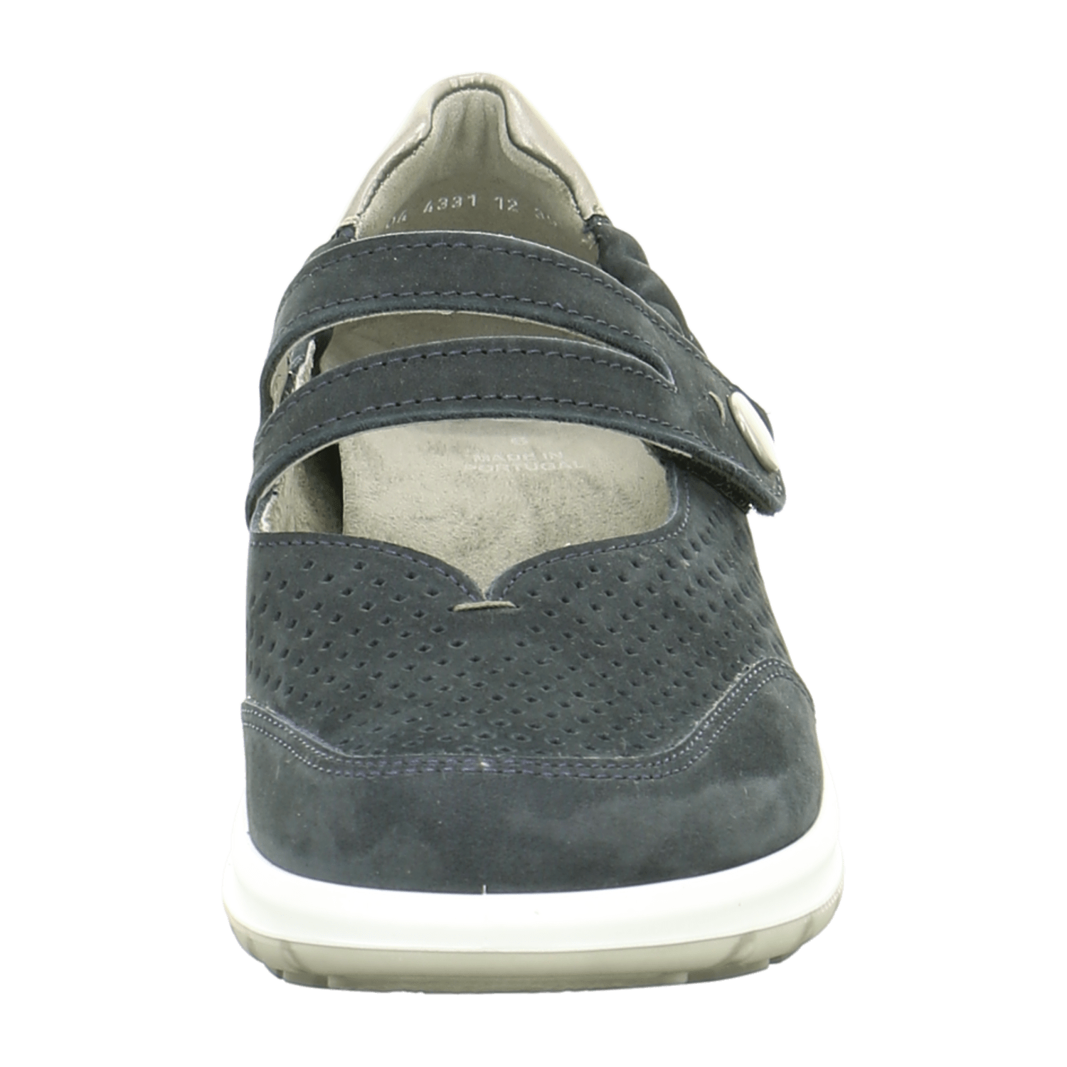 ARA TOKIO Women's Shoes Grey with Hook-and-Loop Fastening Round Toe