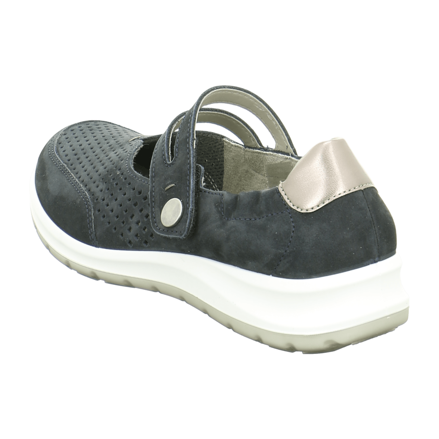 ARA TOKIO Women's Shoes Grey with Hook-and-Loop Fastening Round Toe