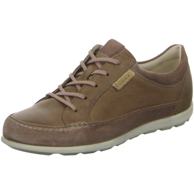 Ecco sporty lace-up shoes for women brown - Bartel-Shop