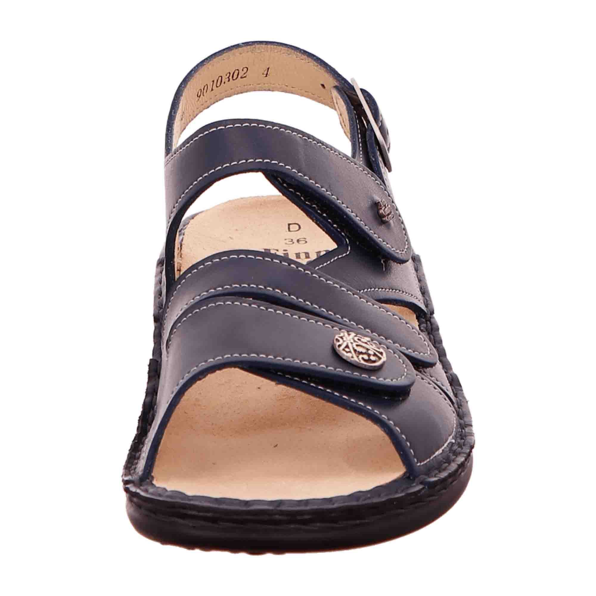 Finn Comfort Gomera Women's Sandals - Stylish Blue Supportive Comfort Footwear