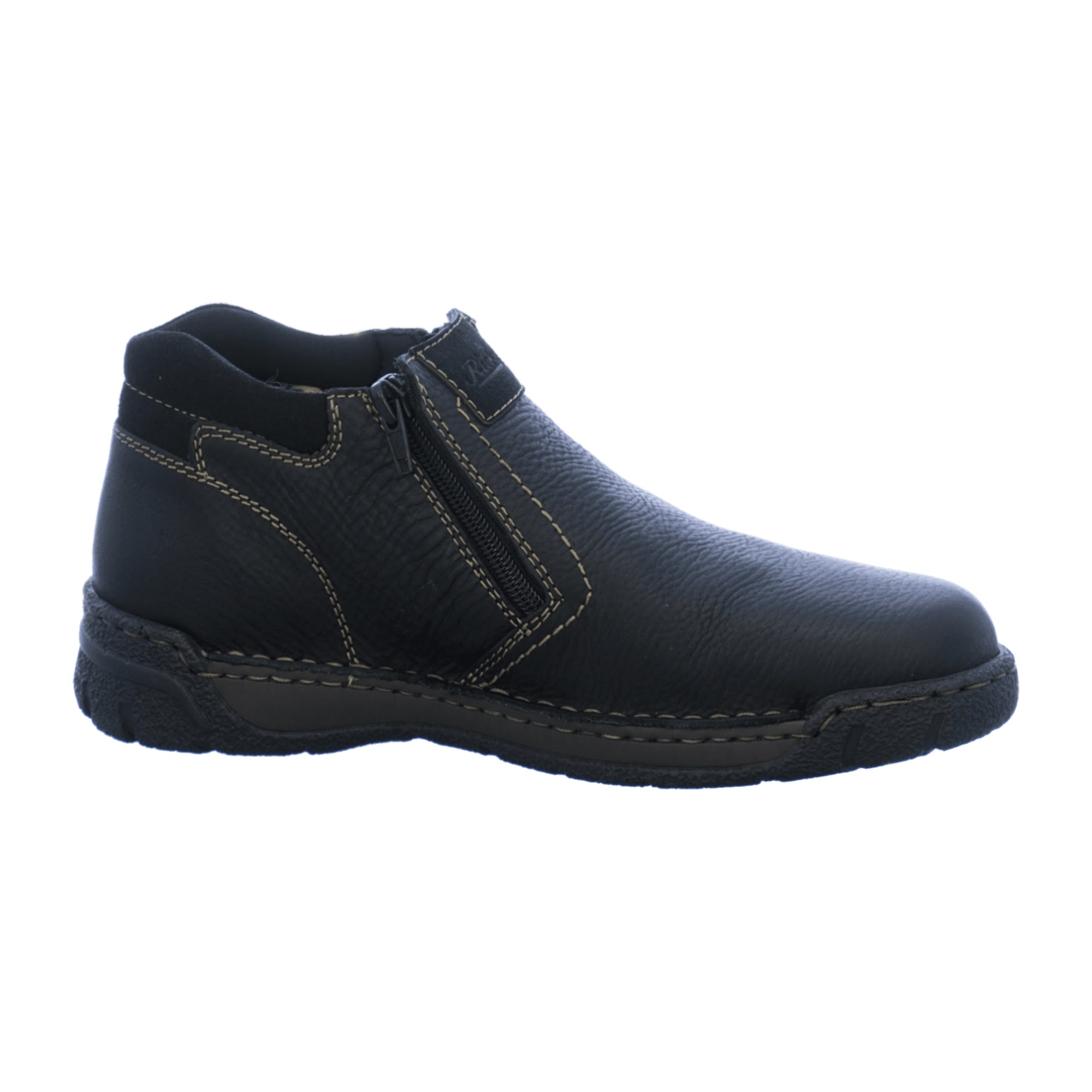 Rieker B039200 B03 Men's Black Shoes for Fall Winter Wide Fit