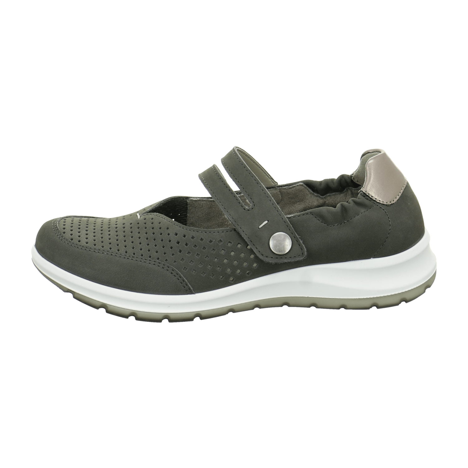 ARA TOKIO Women's Nubuck Leather Round Toe Shoes in Olive