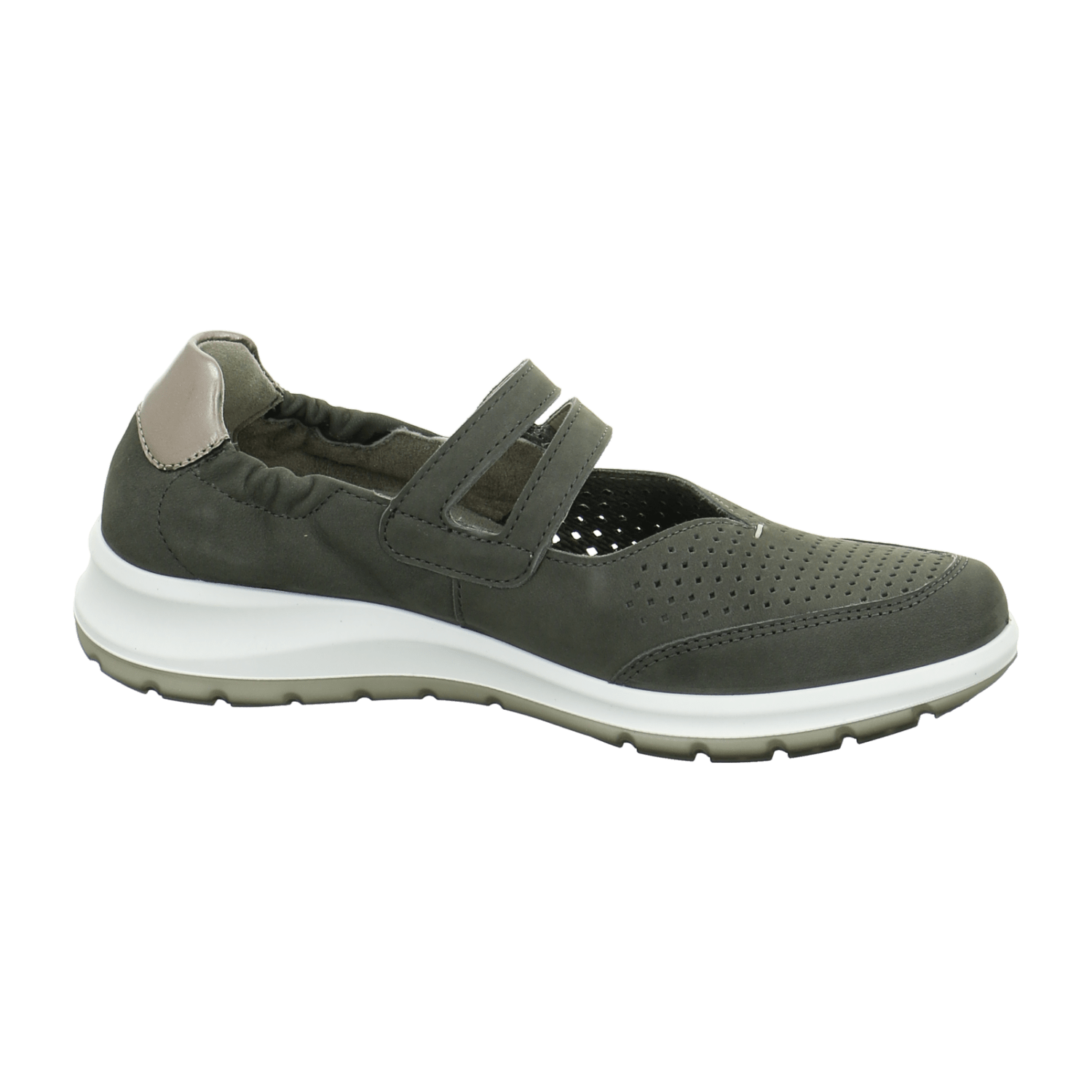 ARA TOKIO Women's Nubuck Leather Round Toe Shoes in Olive