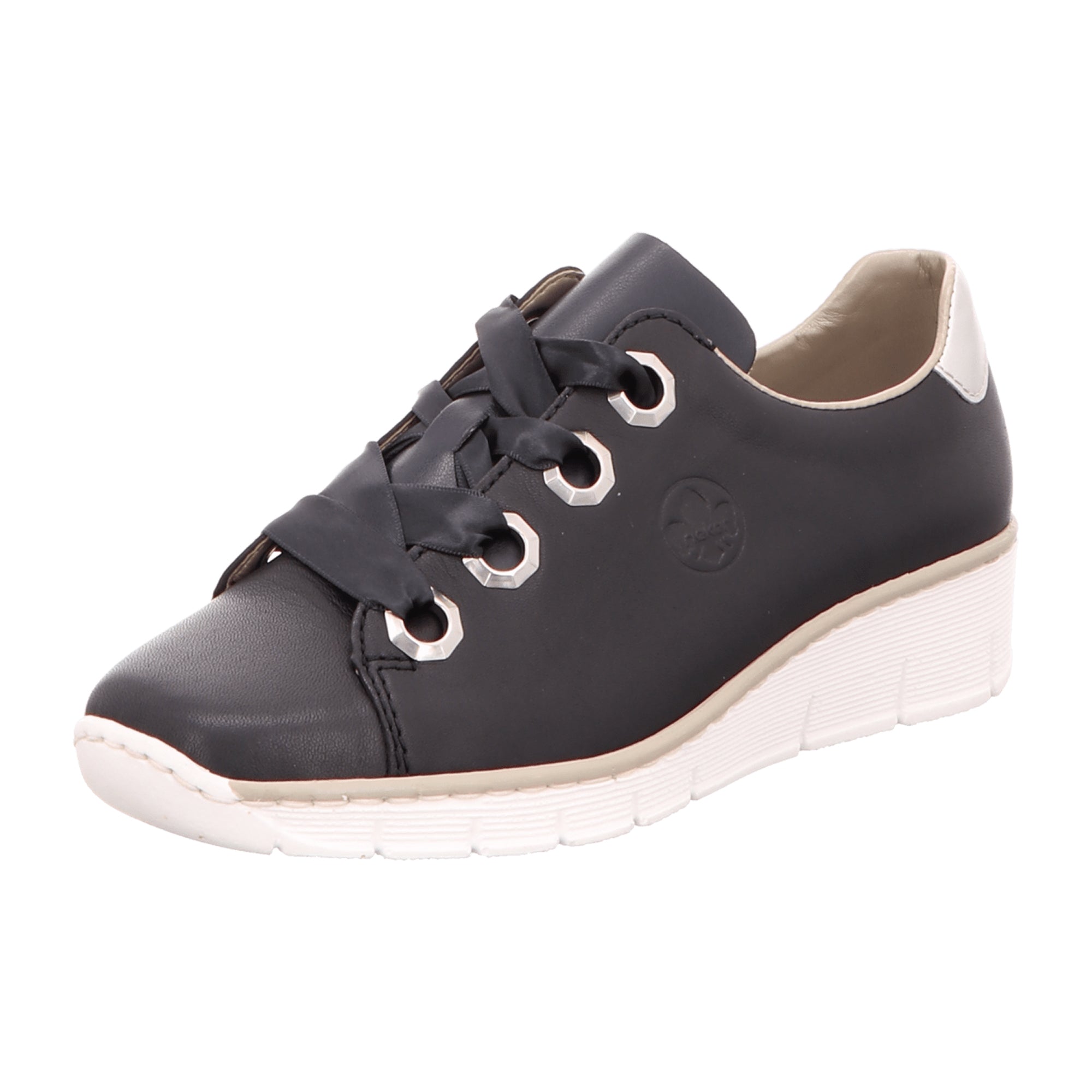 Rieker Comfort Lace-Up Shoes for Women Black