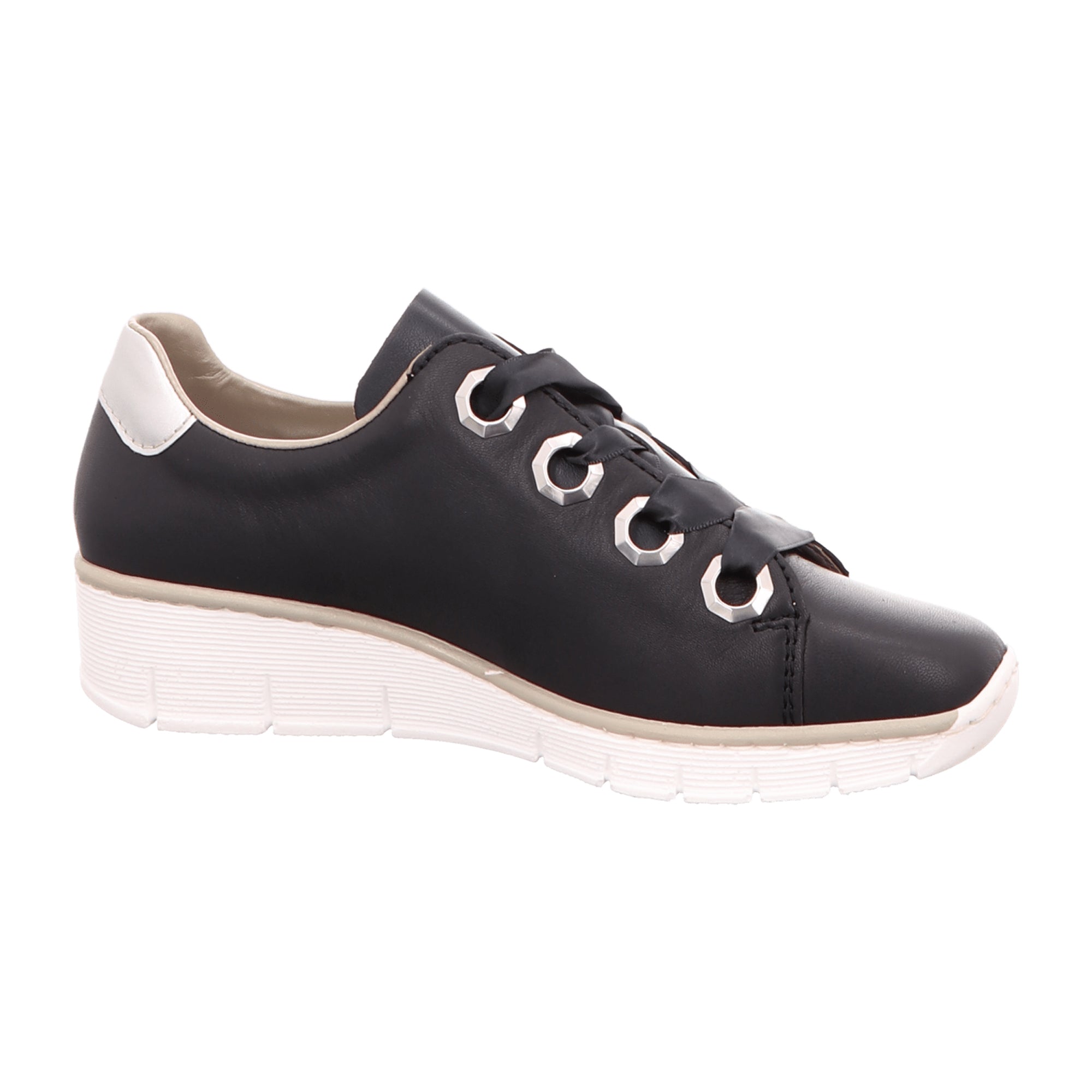 Rieker Comfort Lace-Up Shoes for Women Black