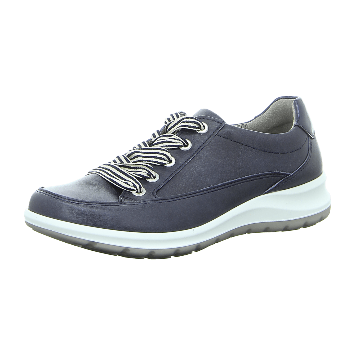 ARA Low-Top Sneakers for Women in Smooth Leather with Lace-Up Closure and Round Toe in Blue - Bartel-Shop