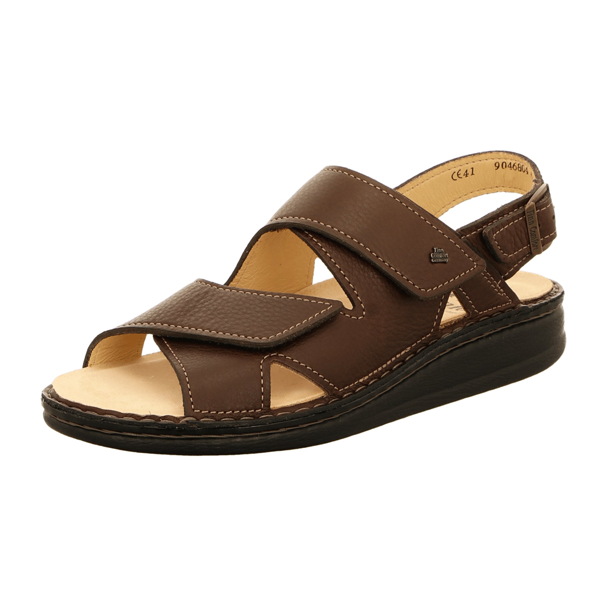 Finn Comfort Toro-S Men's Comfortable Sandals - Stylish Brown Leather