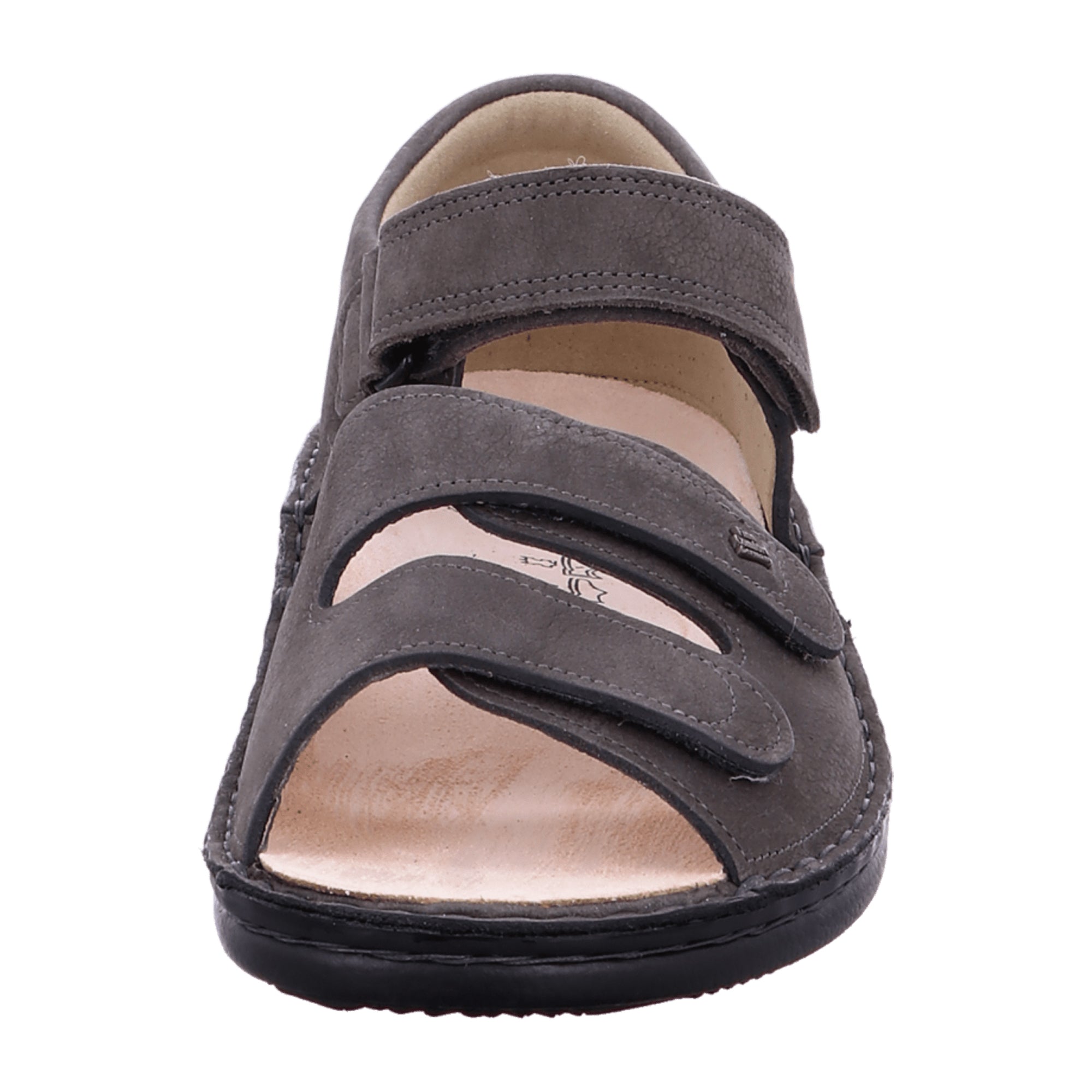 Finn Comfort 01518 Men's Comfortable Walking Shoes - Stylish Grey