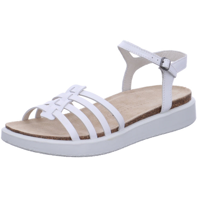 Ecco Comfortable Sandals for Women White - Bartel-Shop