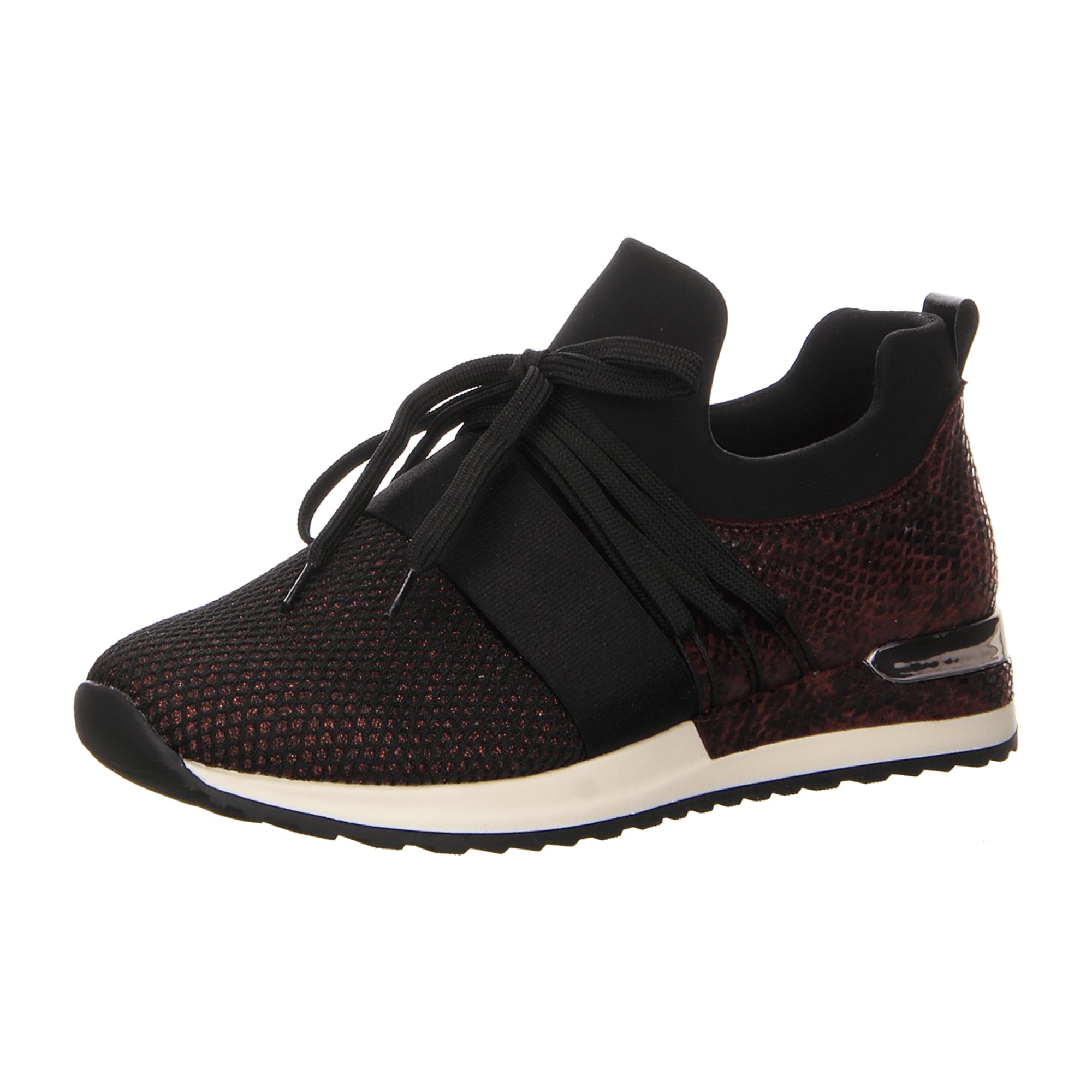 Remonte Women's Red Slip-On Shoes with Glitter and Decorative Elements