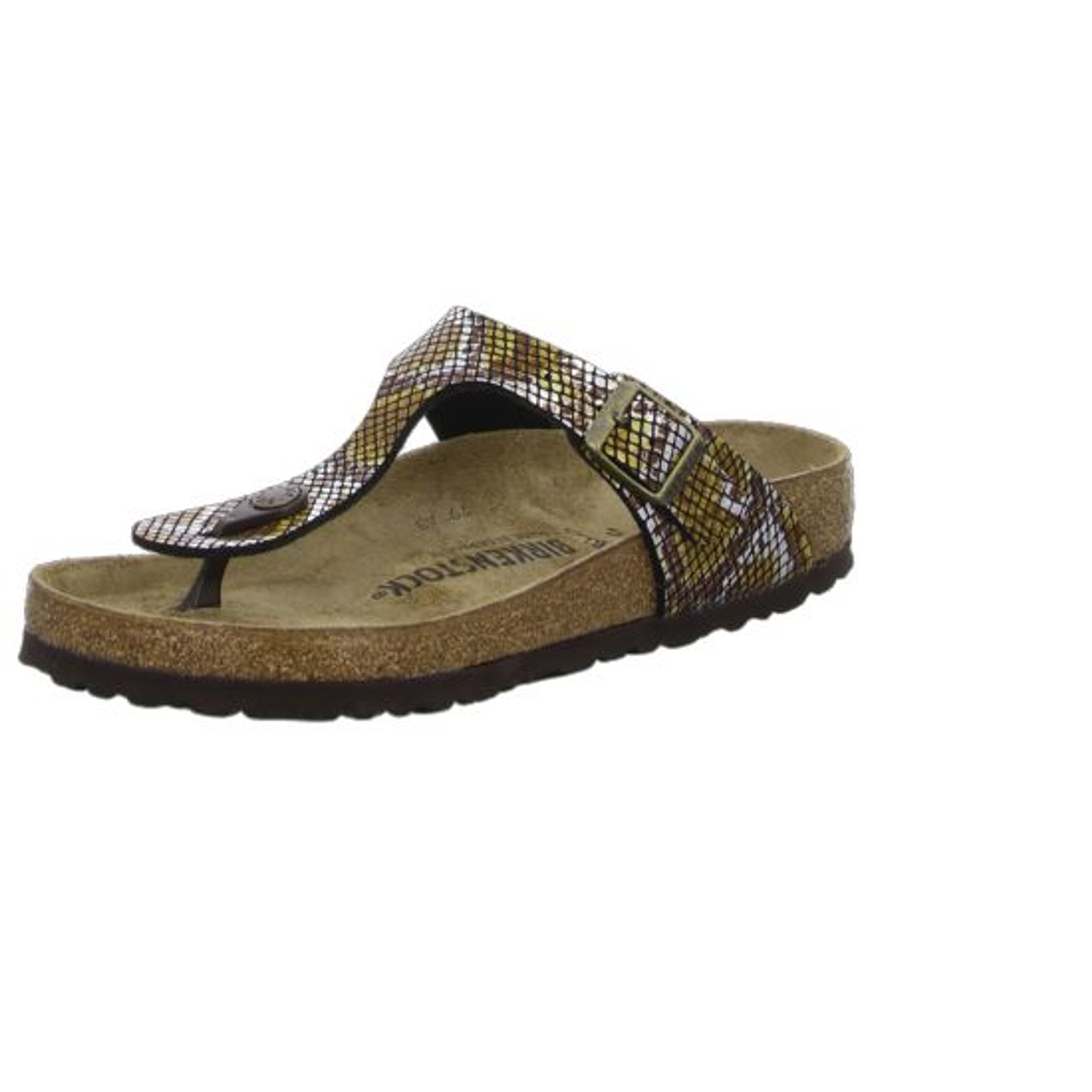 Birkenstock Gizeh Python Brown Snake Print Thongs Flip Flop Sandals Animal Birko - Bartel-Shop