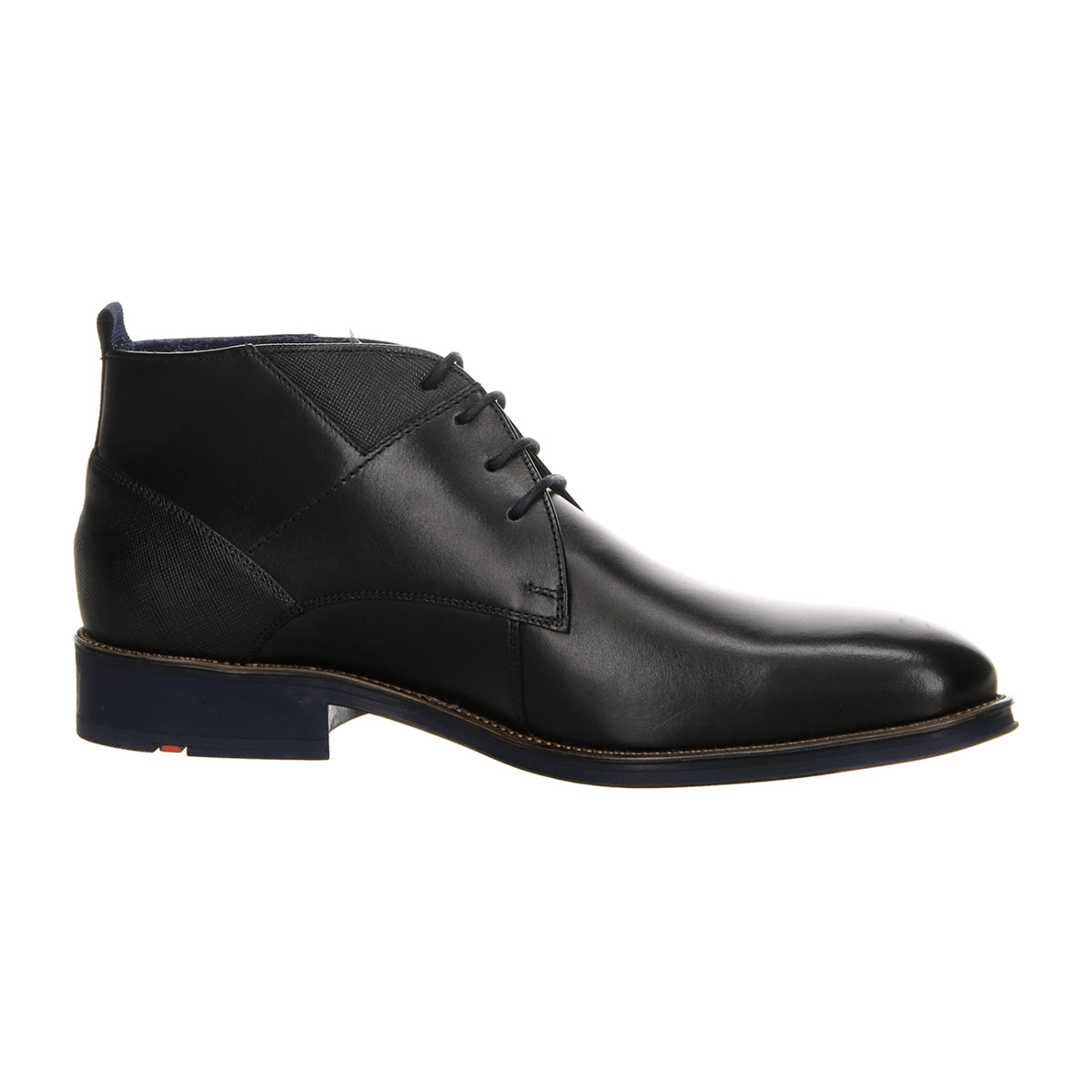 Rieker Burundi Black Men's Shoes Extra Wide Fit Lace-Up Ankle Boots