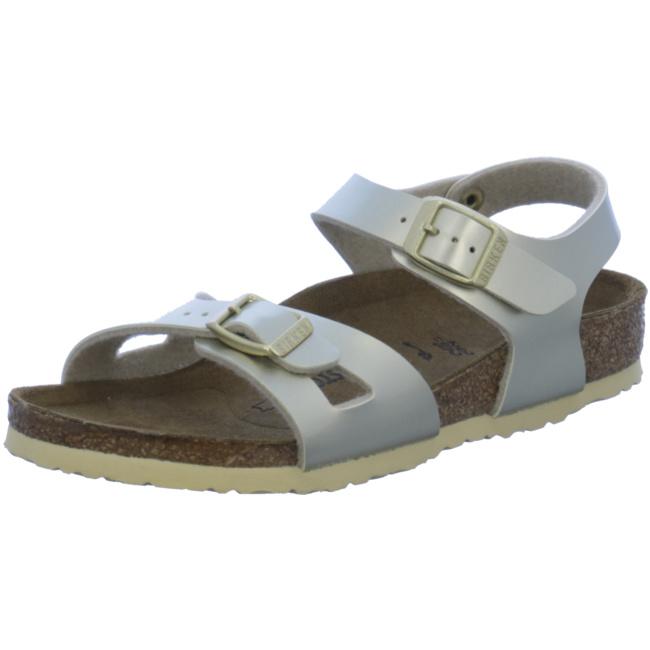 Birkenstock Rio Kids BF Electric Metallic Gold Ankle Strap Sandals narrow - Bartel-Shop