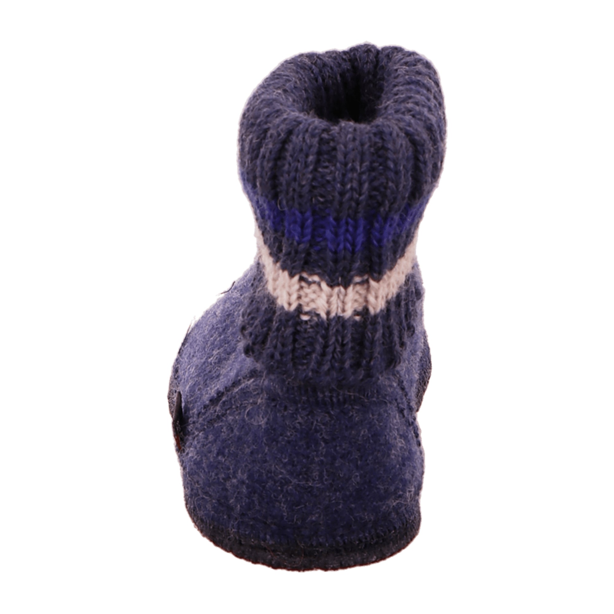 Haflinger Paul Kids' Cozy Cabin Slippers, Stylish Blue