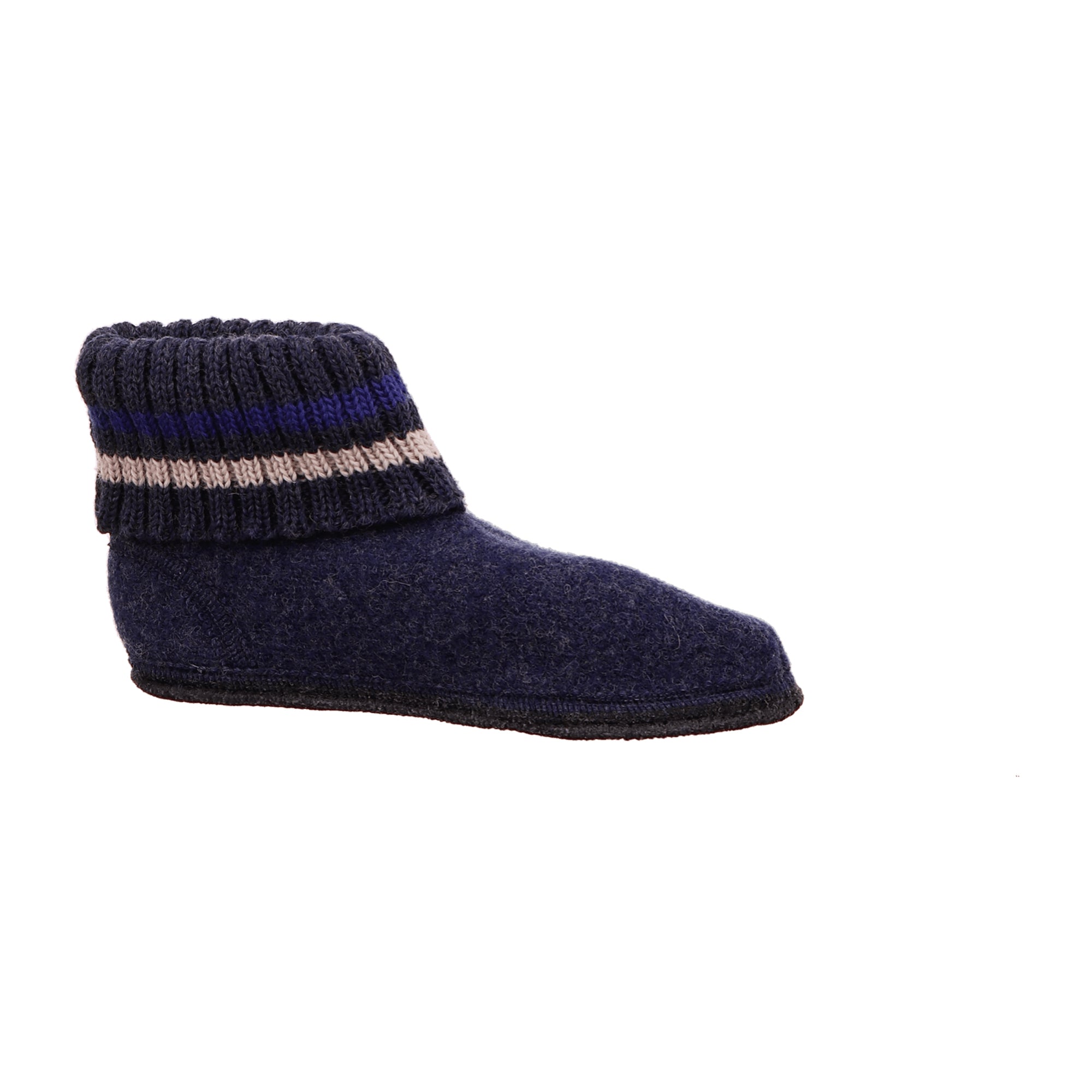 Haflinger Paul Kids' Cozy Cabin Slippers, Stylish Blue