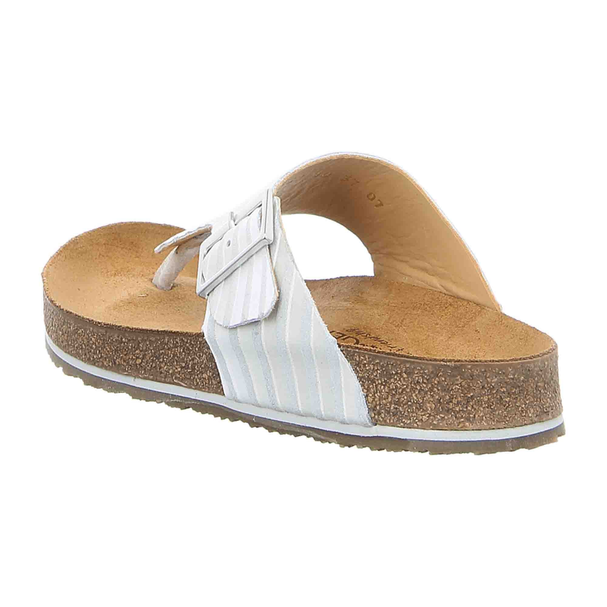 Haflinger Bio Conny Women's White Sandals - Eco-Friendly, Stylish & Comfortable