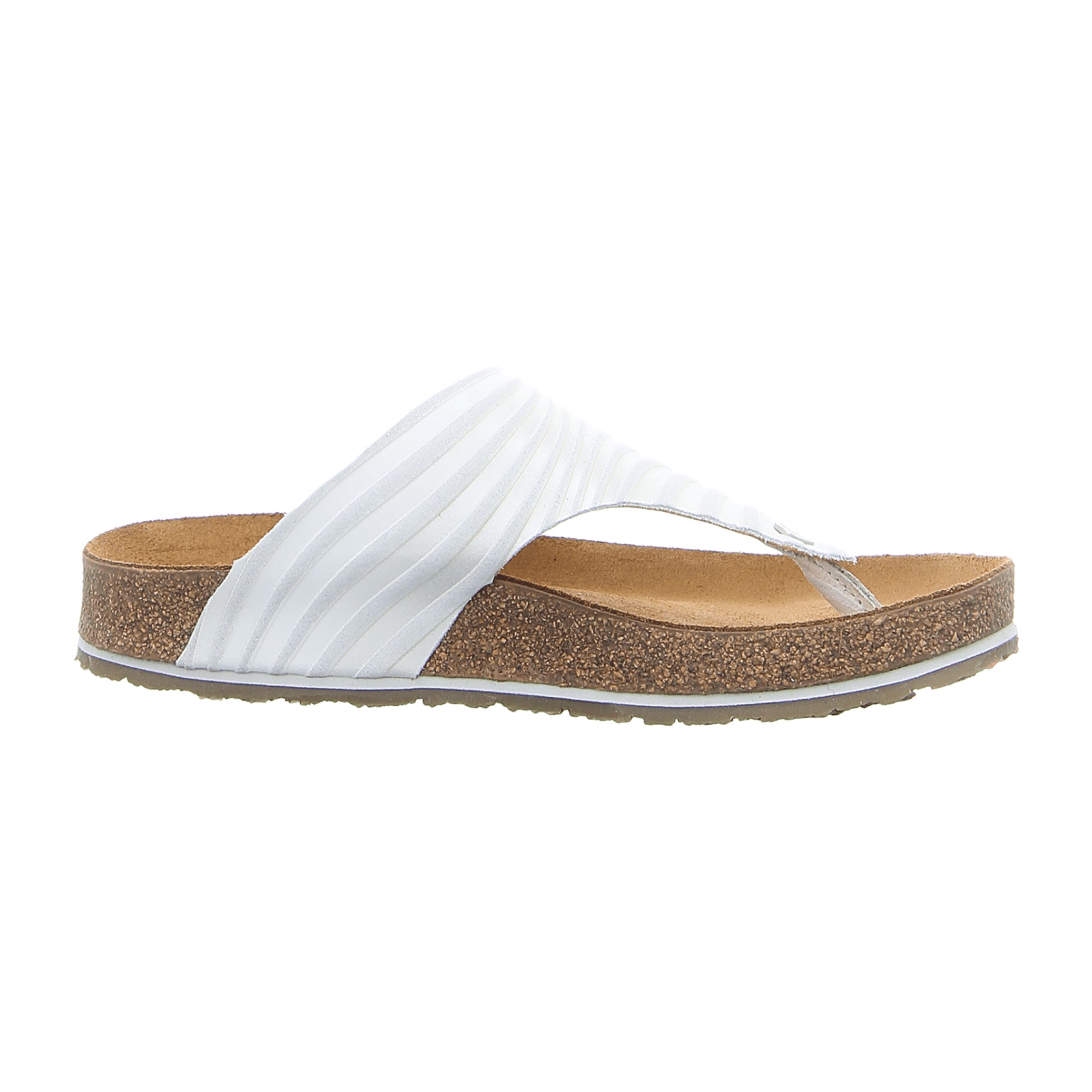 Haflinger Bio Conny Women's White Sandals - Eco-Friendly, Stylish & Comfortable