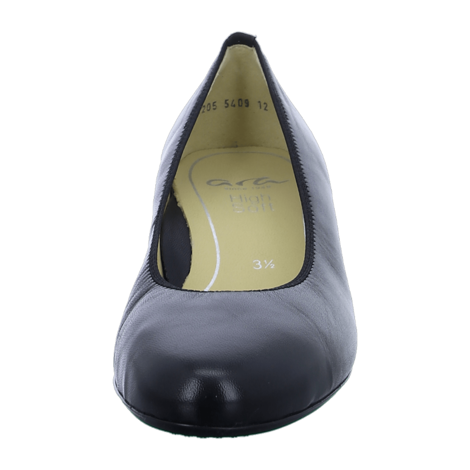 ARA 16601 Women's Pumps Smooth Leather Black Round Toe Slip-On - Bartel-Shop