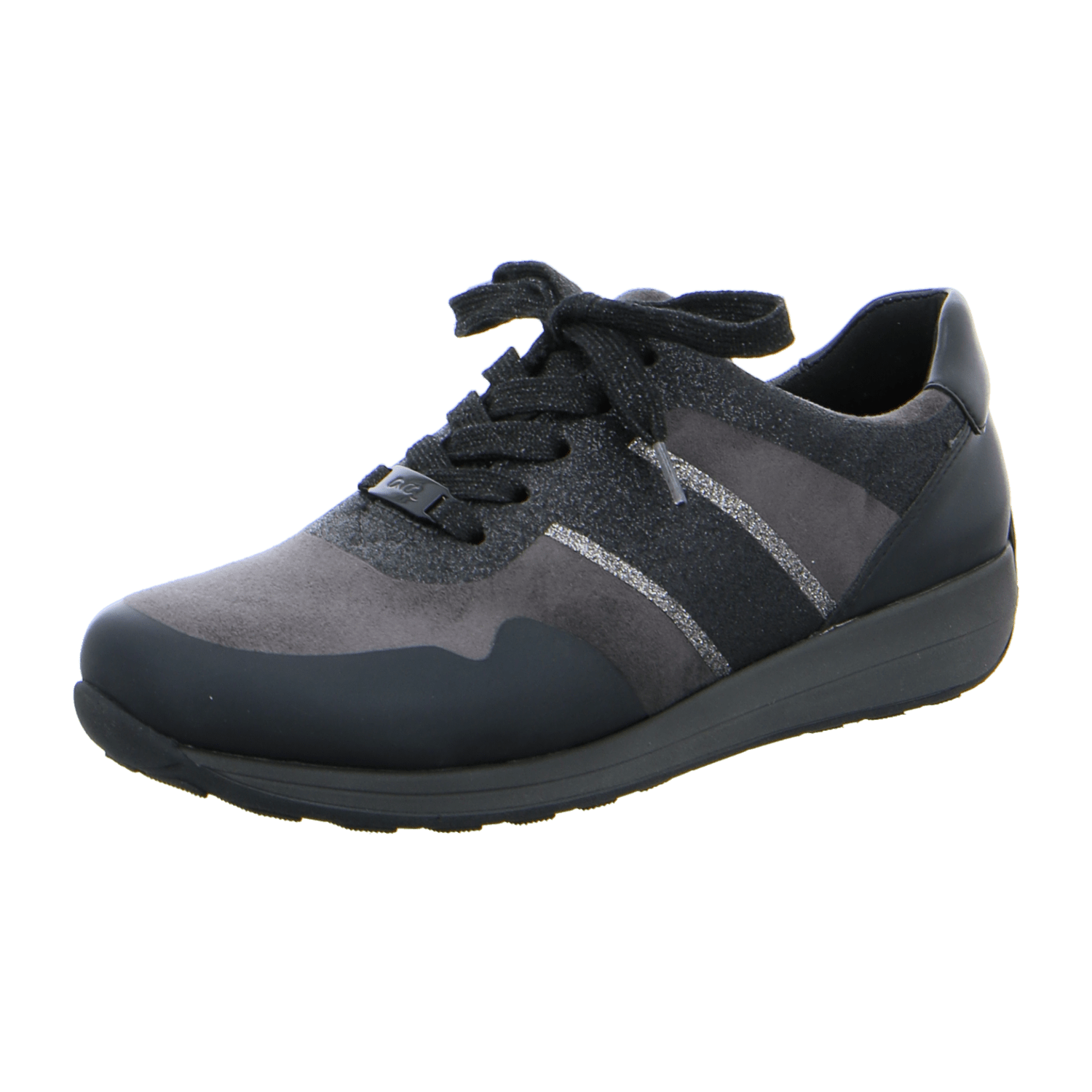 ARA Women's Sneakers in Grey, Synthetic Lace-Up Shoes with Round Toe and Cold-Weather Lining - Bartel-Shop