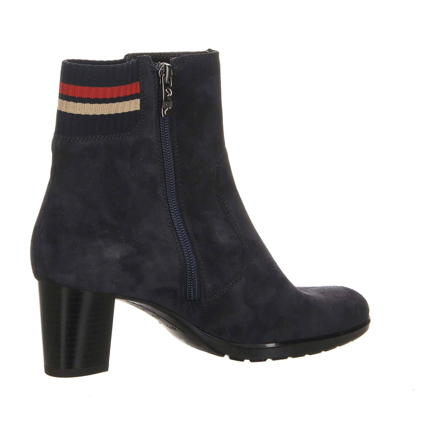 ARA ORLY Women's Ankle Boots in Blue Suede with Round Toe and Textile Lining - Bartel-Shop