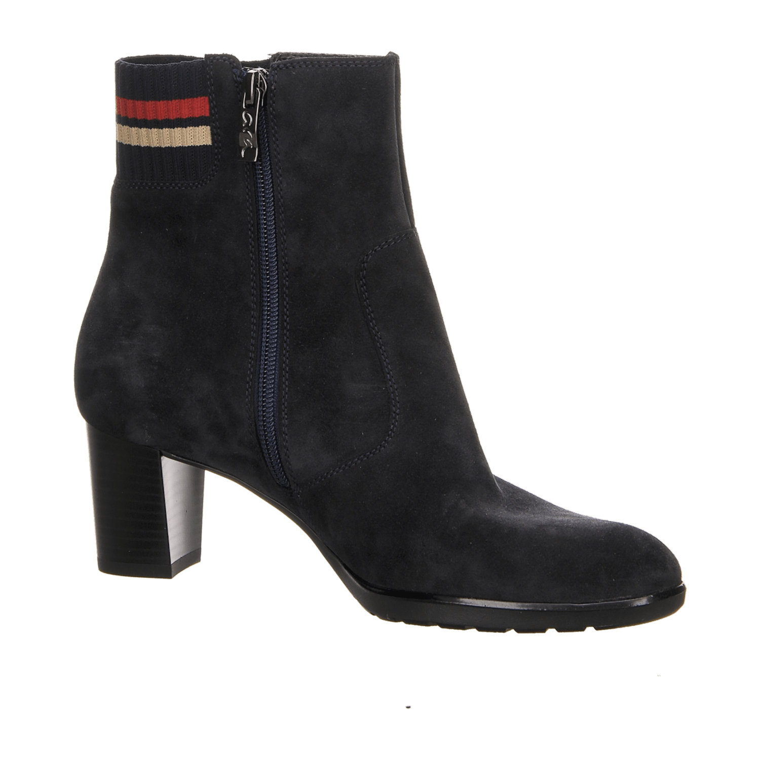 ARA ORLY Women's Ankle Boots in Blue Suede with Round Toe and Textile Lining - Bartel-Shop