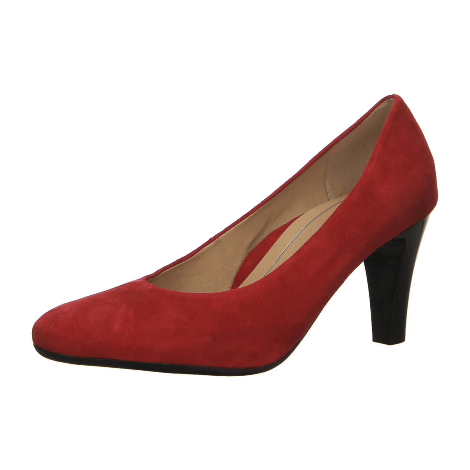 ARA MARSEILLE Women's Shoes in Red with Leather Lining and Rubber Sole, Slip-On Design - Bartel-Shop