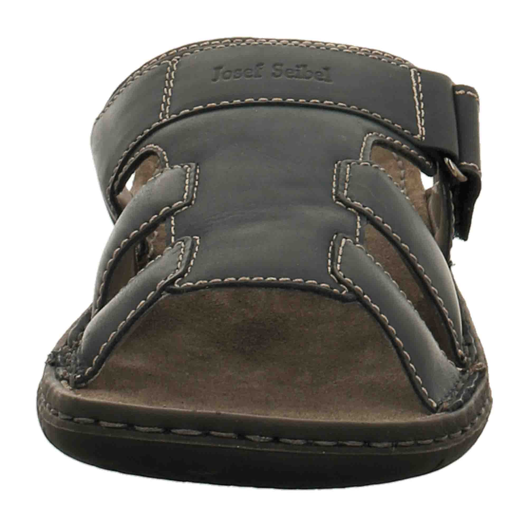 Comfortable Blue Sandals for Men by Josef Seibel - Bartel-Shop