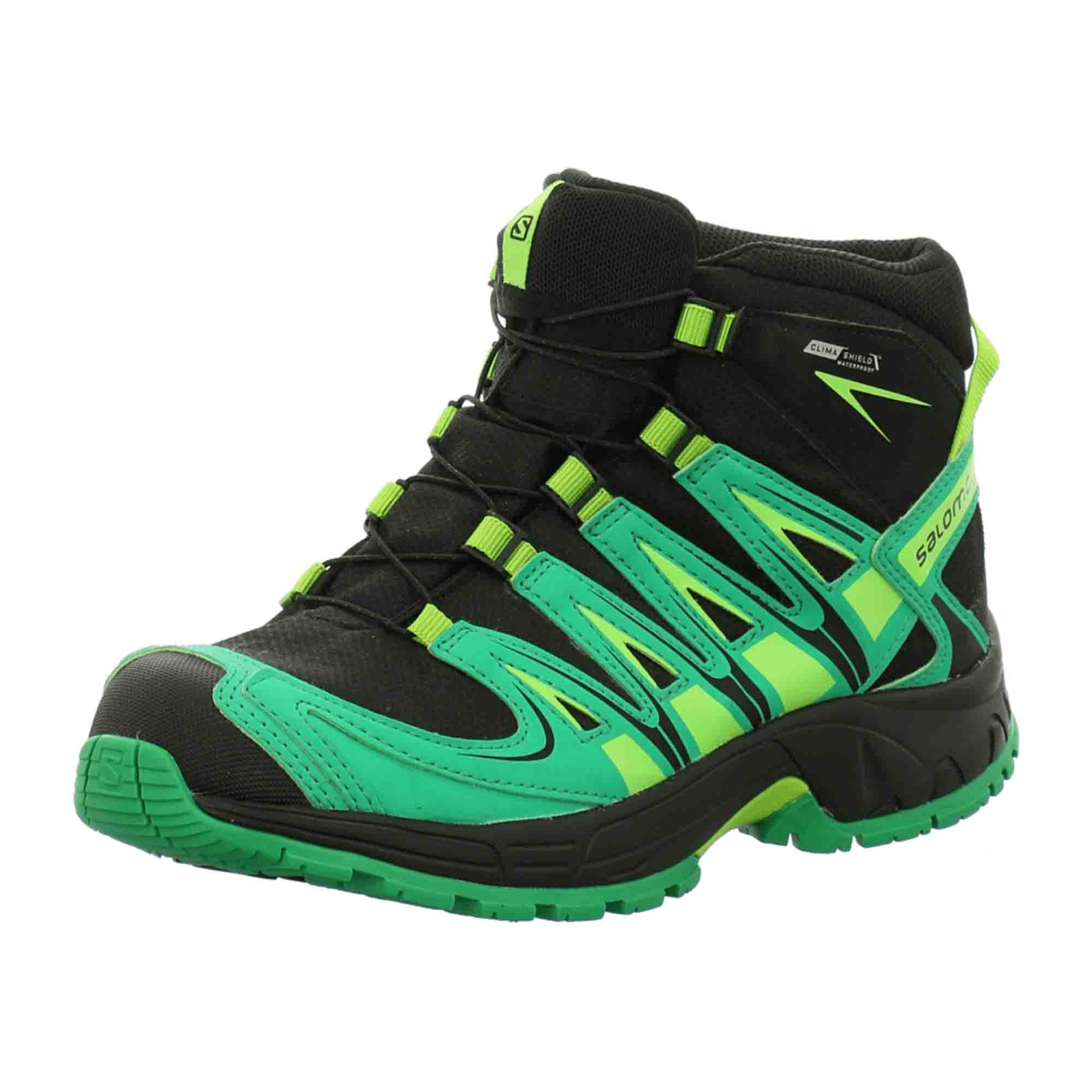 Salomon XA PRO 3 D Mid CSWP for children, green, shoes